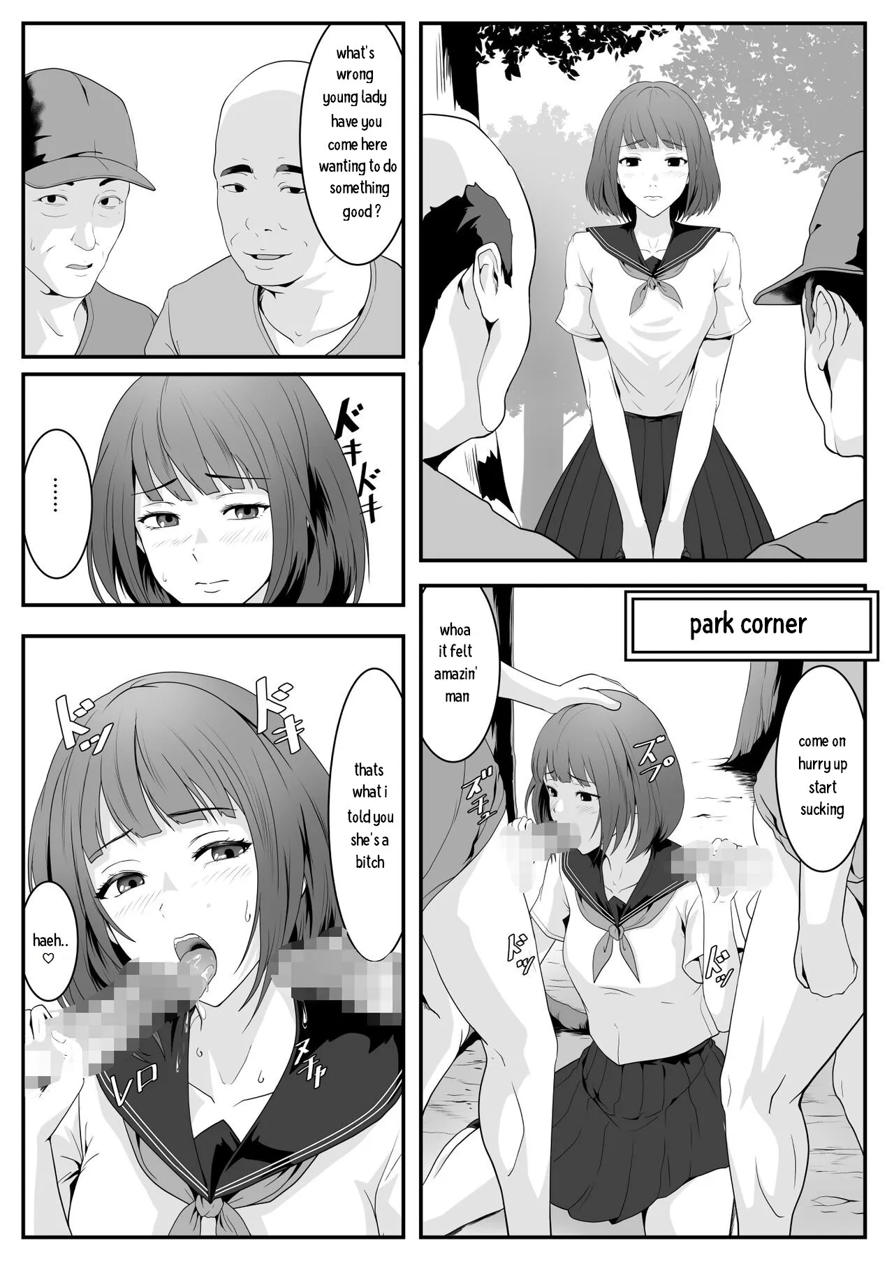 Kouen no Oji-san-tachi ni Moteasobaretai 24