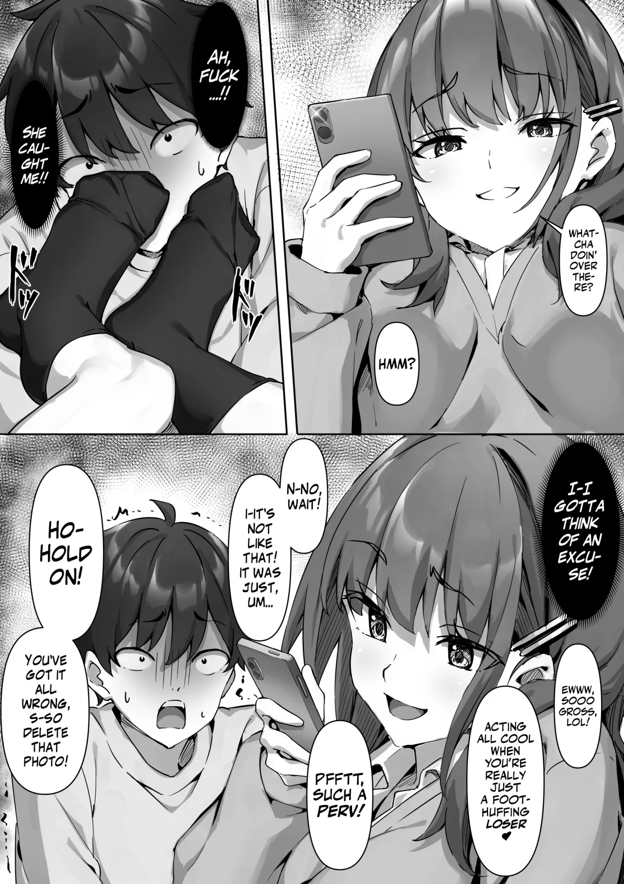 Kurasu no Joshi no Ashi wo Katteni Kaida Mazo ni Batsu ga Kudaru Hanashi 5