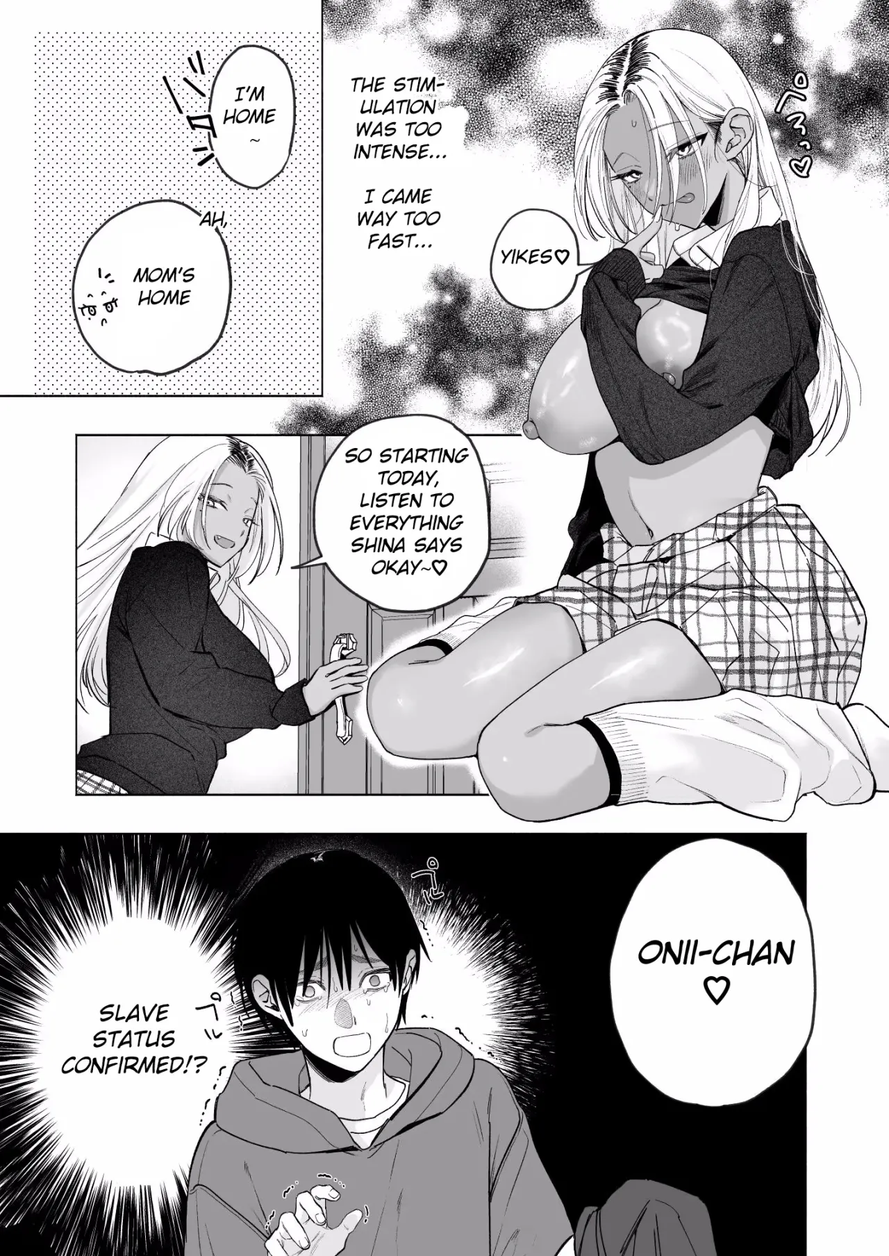 Kuro Gal Kyonyuu Gimai wa Boku o Yasashiku Sakusei Shitai 20