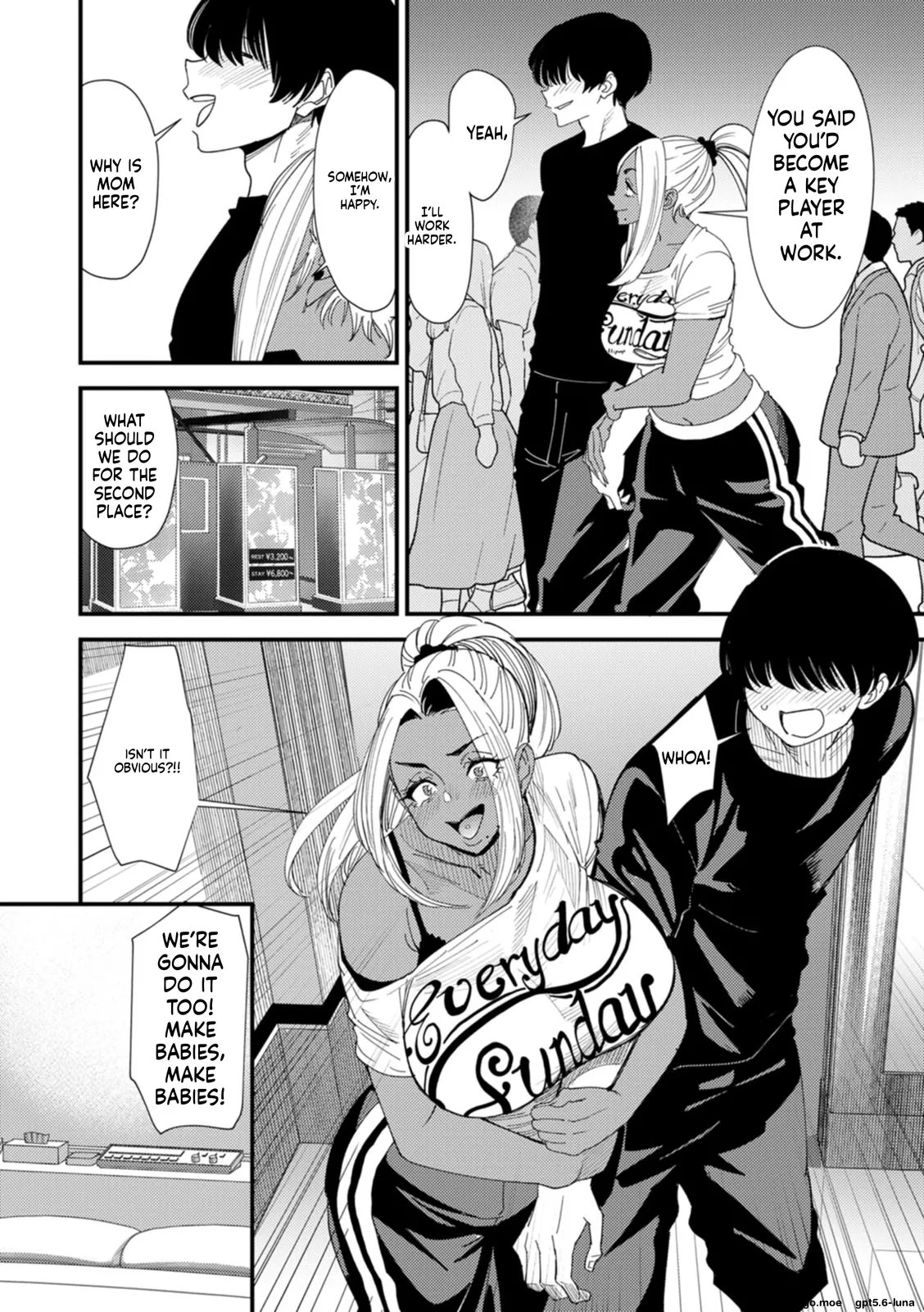 Kuro-Gal Mama-san Haramasex Oneshot - Page 137