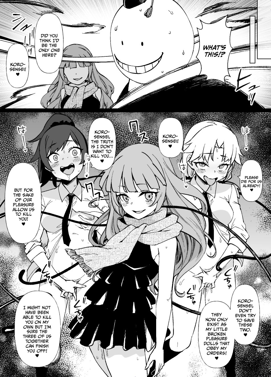 [Kusayarou] Assassination Classroom MC – Kayano & Hayami & Yada: Pleasure Tentacles Infiltrate the Cells 4