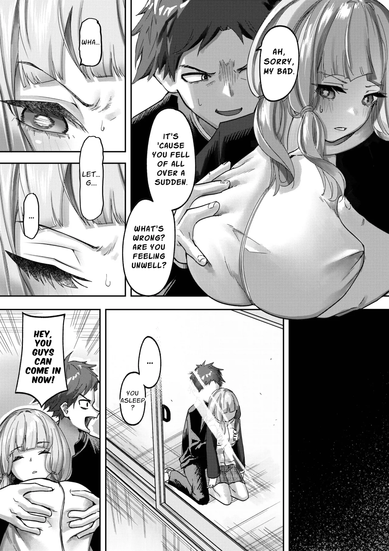 Kyonyuu JK Nemurasete Oppai wo Moteasobu 14