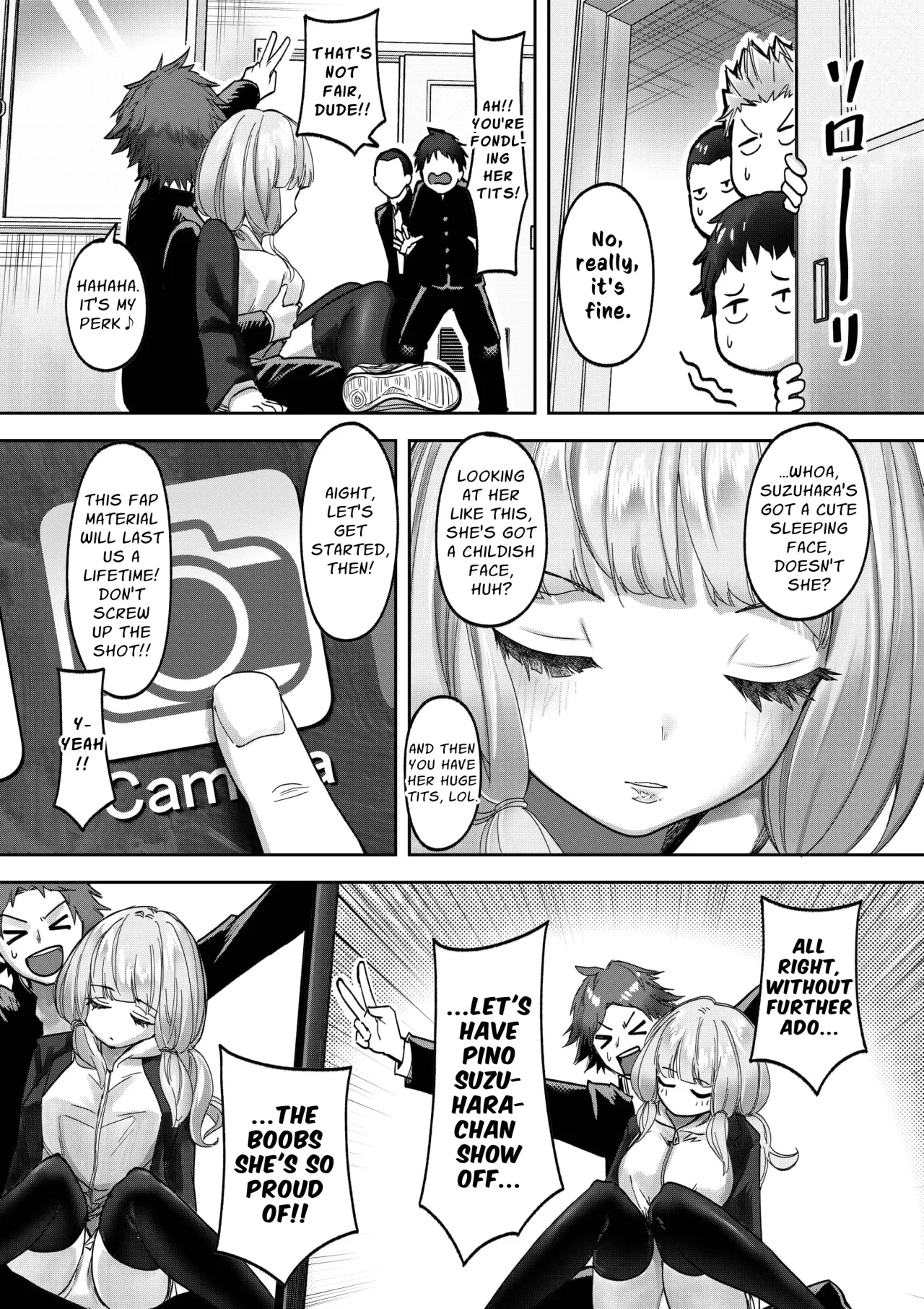 Kyonyuu JK Nemurasete Oppai wo Moteasobu 15