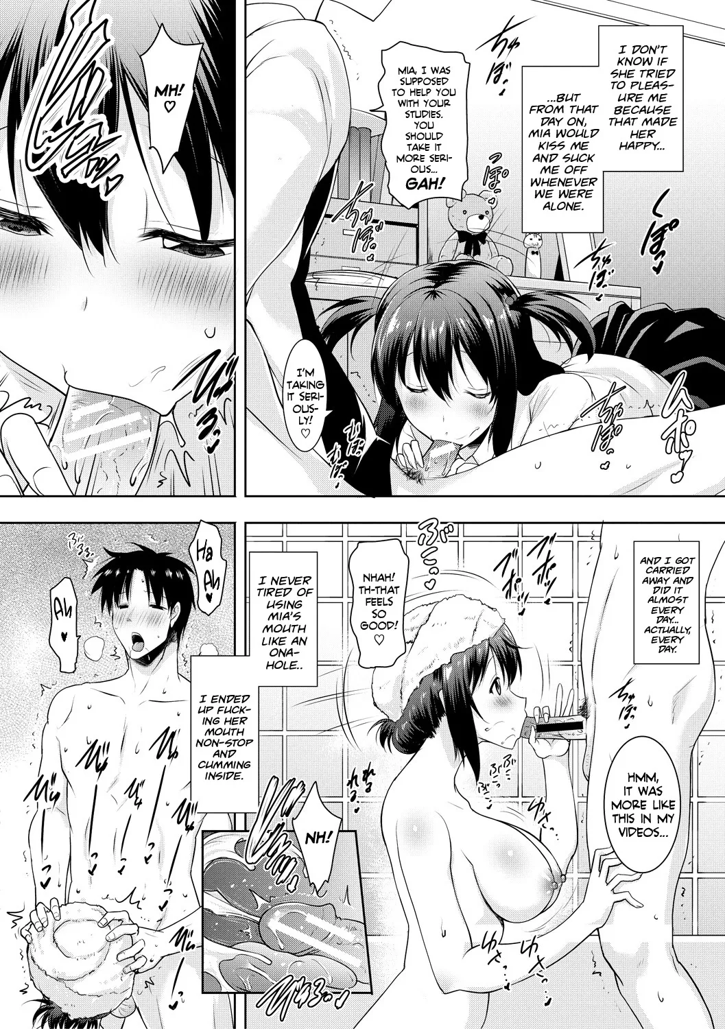 Kyonyuu Oyako no Shita to Shikyuu ni Renzoku Shasei Ch. 1-3 22