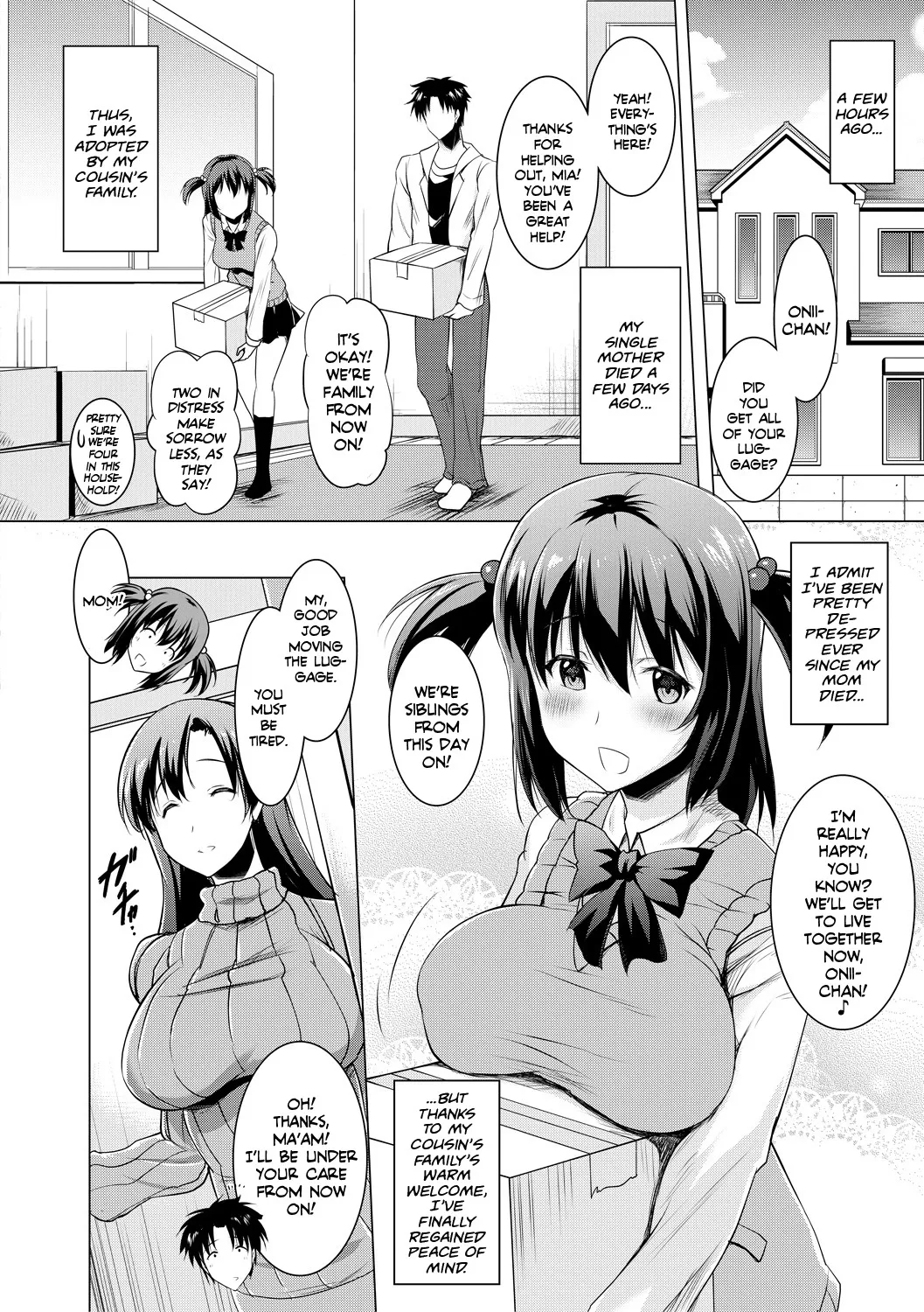 Kyonyuu Oyako no Shita to Shikyuu ni Renzoku Shasei Ch. 1-3 4