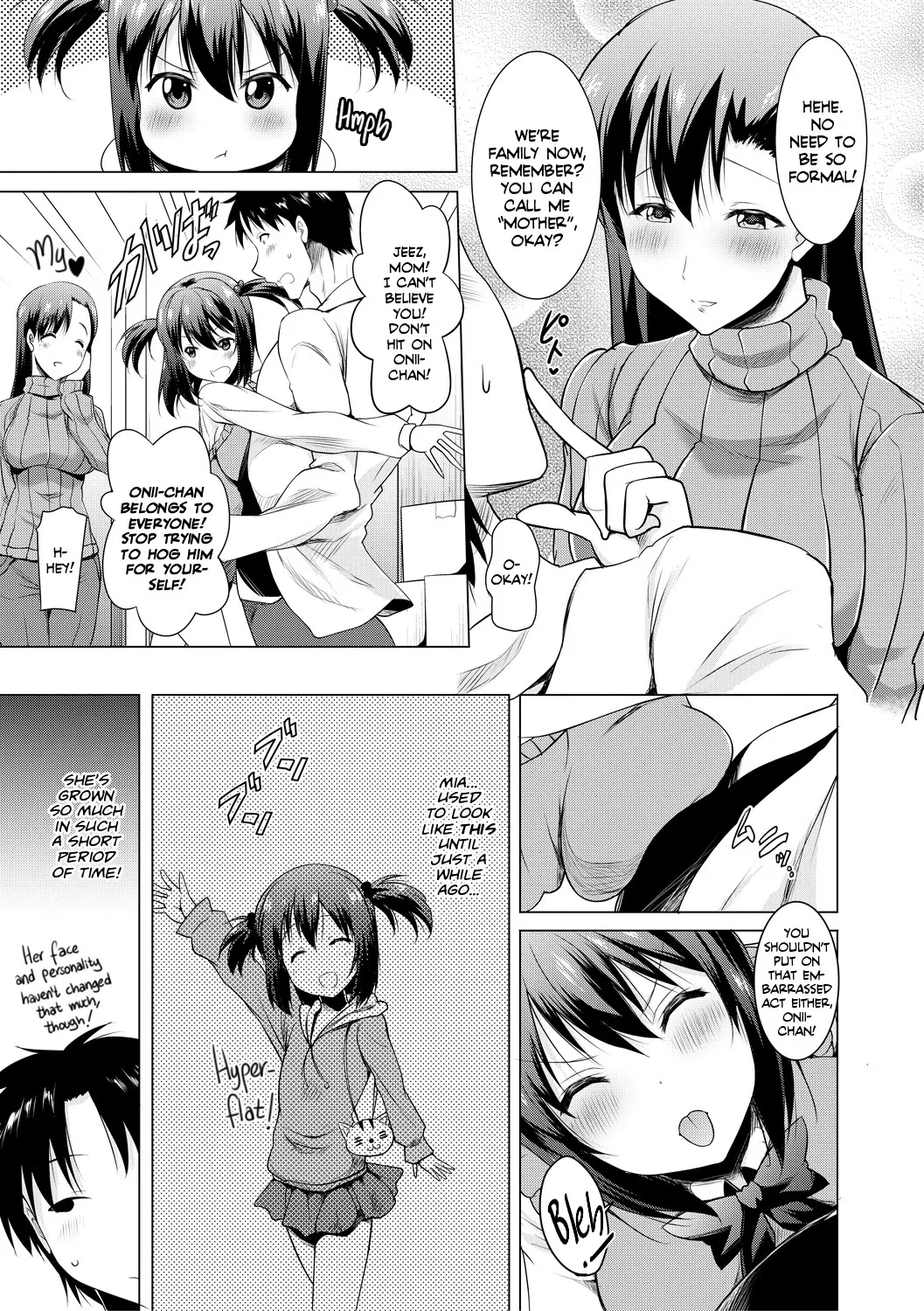 Kyonyuu Oyako no Shita to Shikyuu ni Renzoku Shasei Ch. 1-3 5