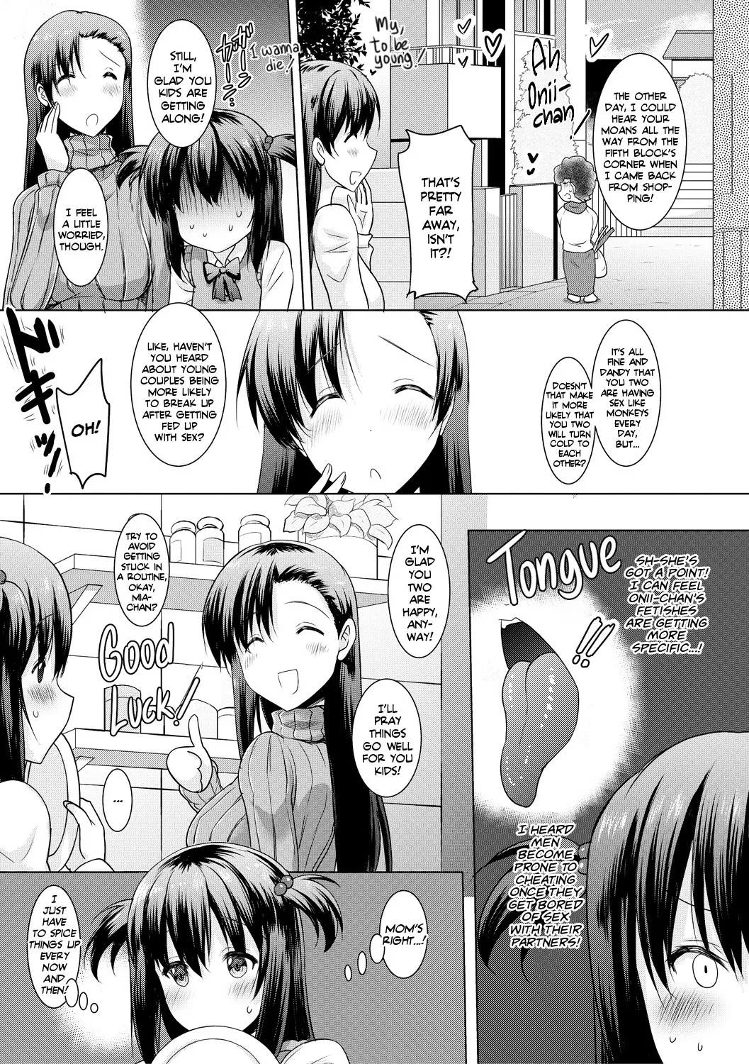 Kyonyuu Oyako no Shita to Shikyuu ni Renzoku Shasei Ch. 1-3 45