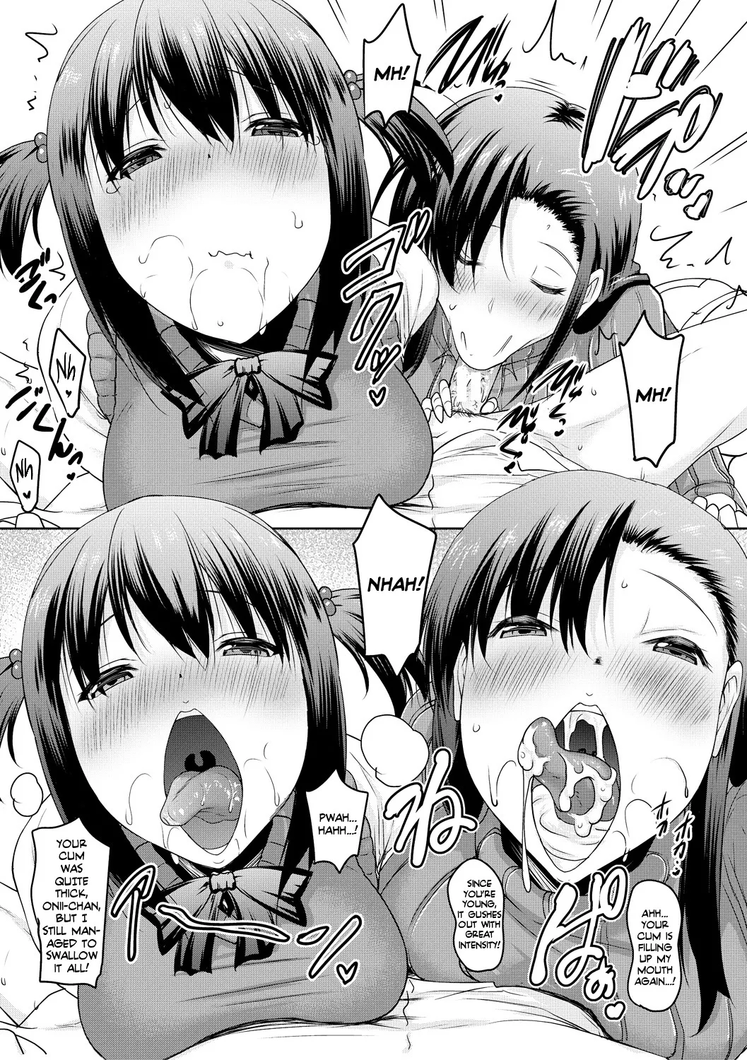 Kyonyuu Oyako no Shita to Shikyuu ni Renzoku Shasei Ch. 1-3 55