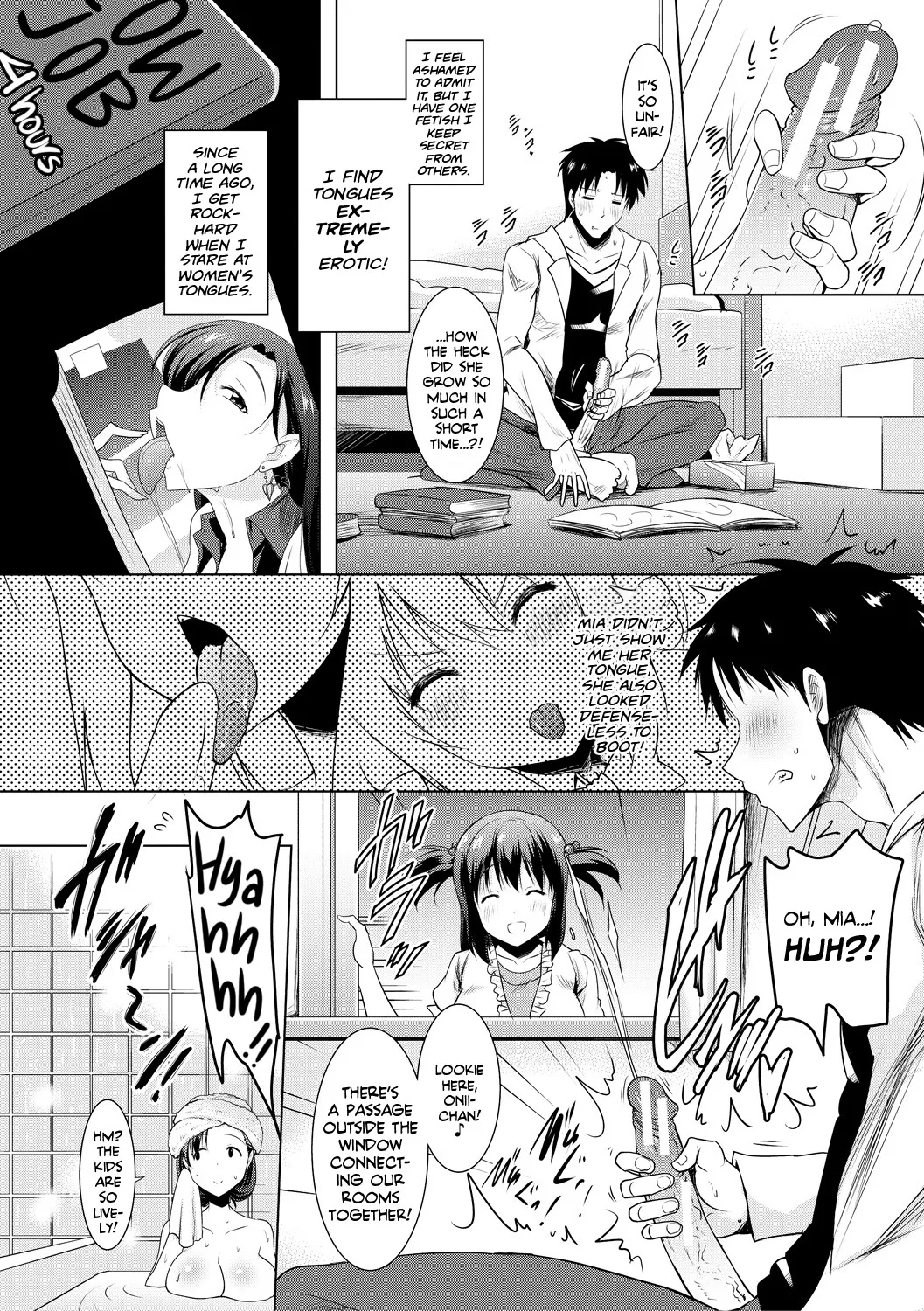 Kyonyuu Oyako no Shita to Shikyuu ni Renzoku Shasei Ch. 1-3 8