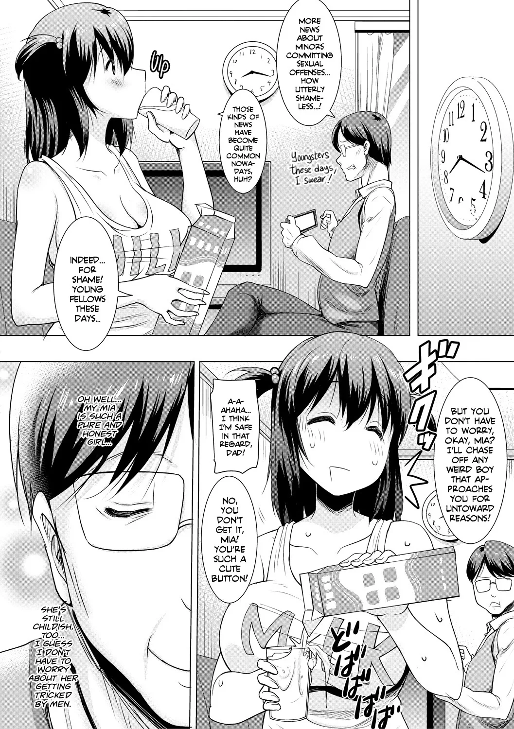 Kyonyuu Oyako no Shita to Shikyuu ni Renzoku Shasei Ch. 1-3 86