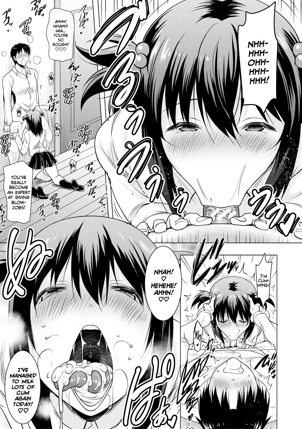 Kyonyuu Oyako no Shita to Shikyuu ni Renzoku Shasei Ch. 1-3 87