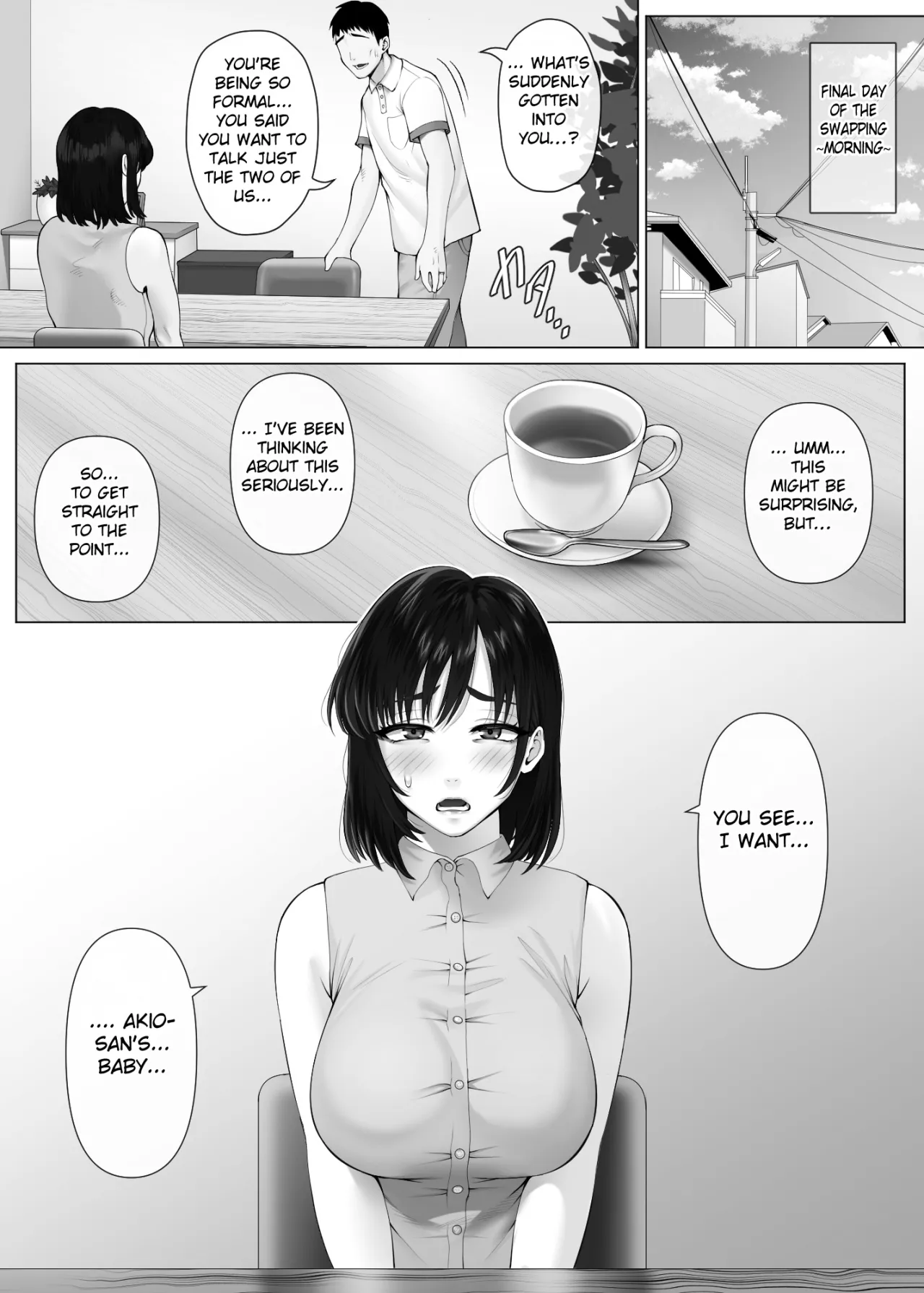 LeveChi na Swapping 3 ~Honrosareru Fuufu Hen~ 138
