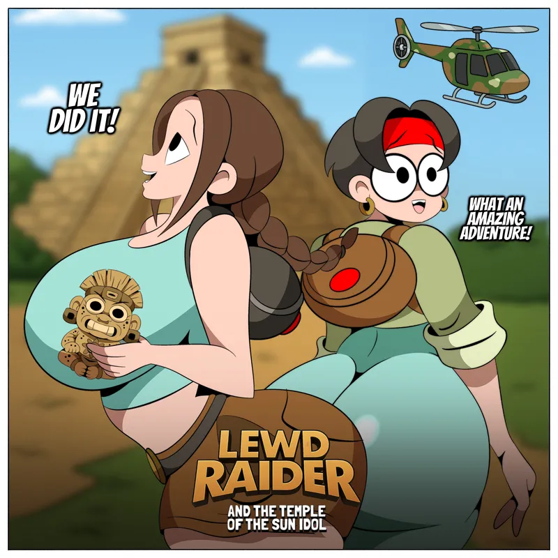 Lewd Raider And The Temple Of The Sun Idol 16