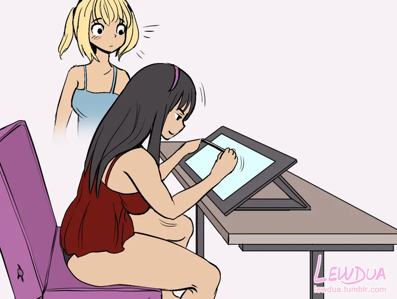 Lewdies 11 – How To Draw Cocks With Nessie And Alison 1