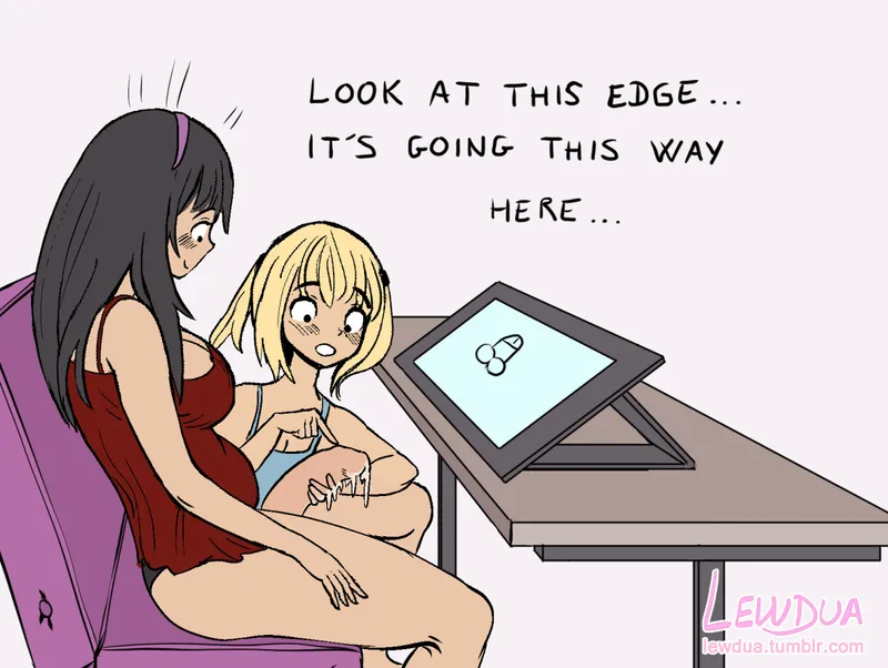 Lewdies 11 – How To Draw Cocks With Nessie And Alison 6