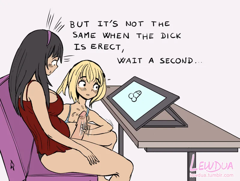 Lewdies 11 – How To Draw Cocks With Nessie And Alison 8