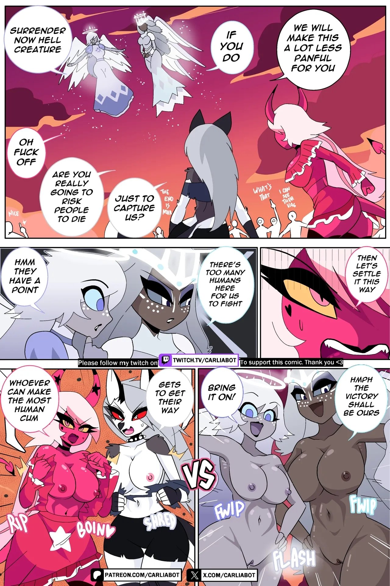 Loona & Verosika Vs Emily & Sera 1
