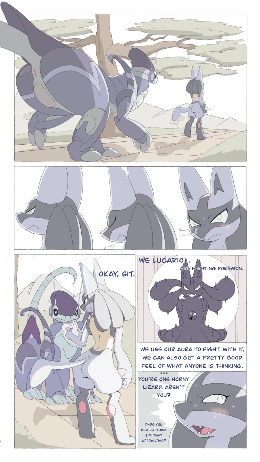 Lucario meets miraidon Oneshot - Page 2