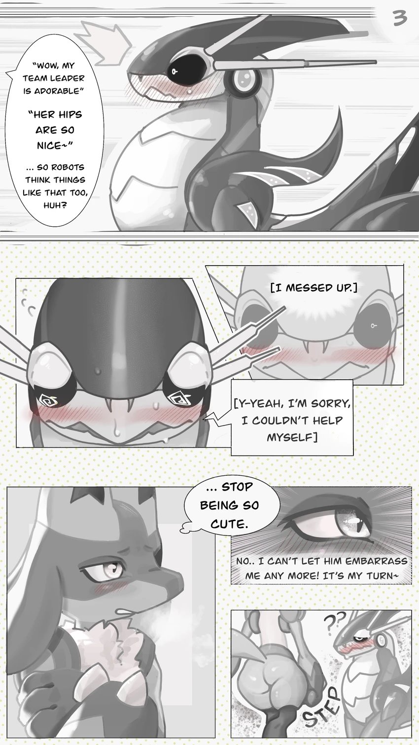 Lucario meets miraidon Oneshot - Page 3