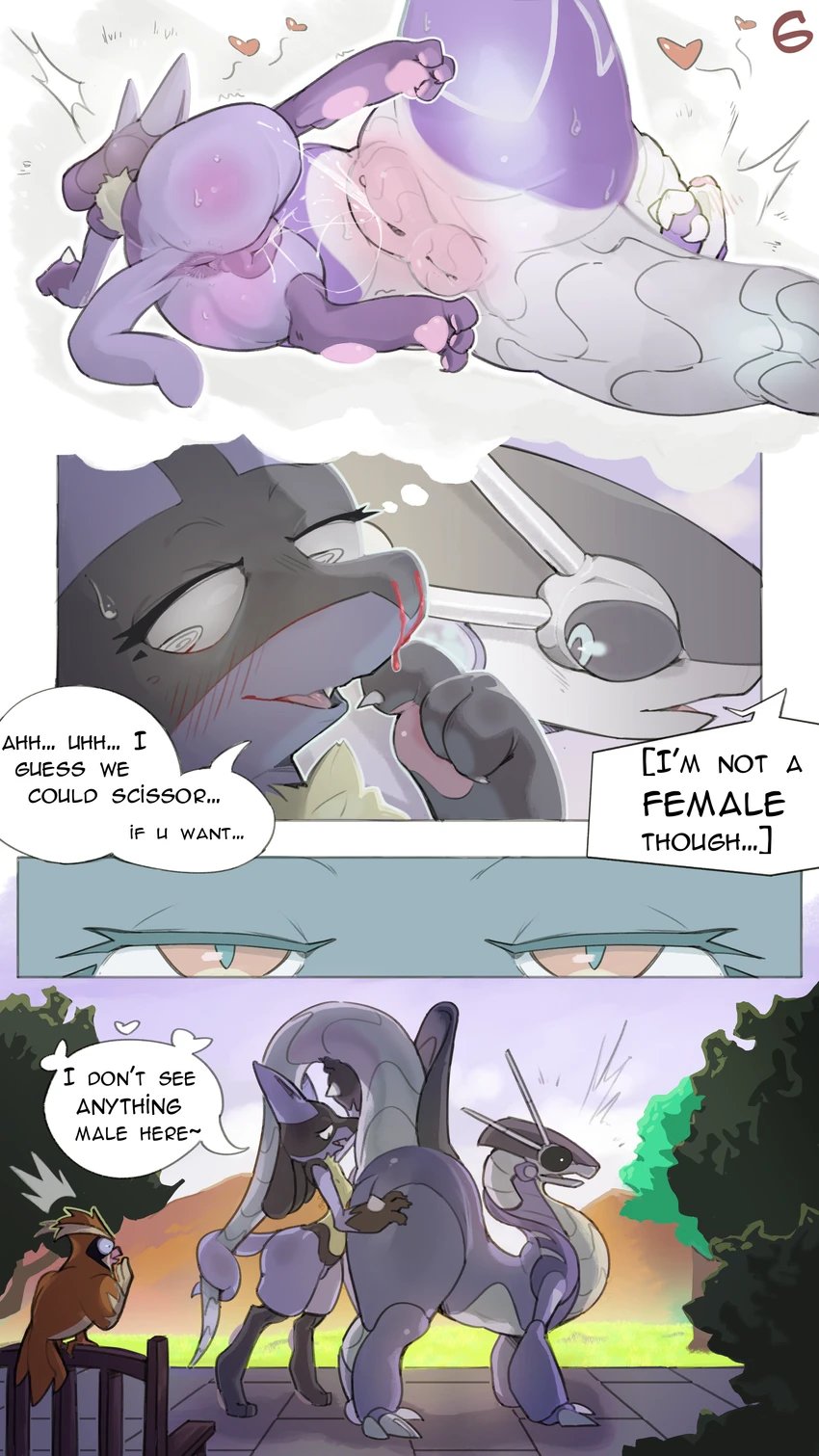 Lucario meets miraidon Oneshot - Page 6