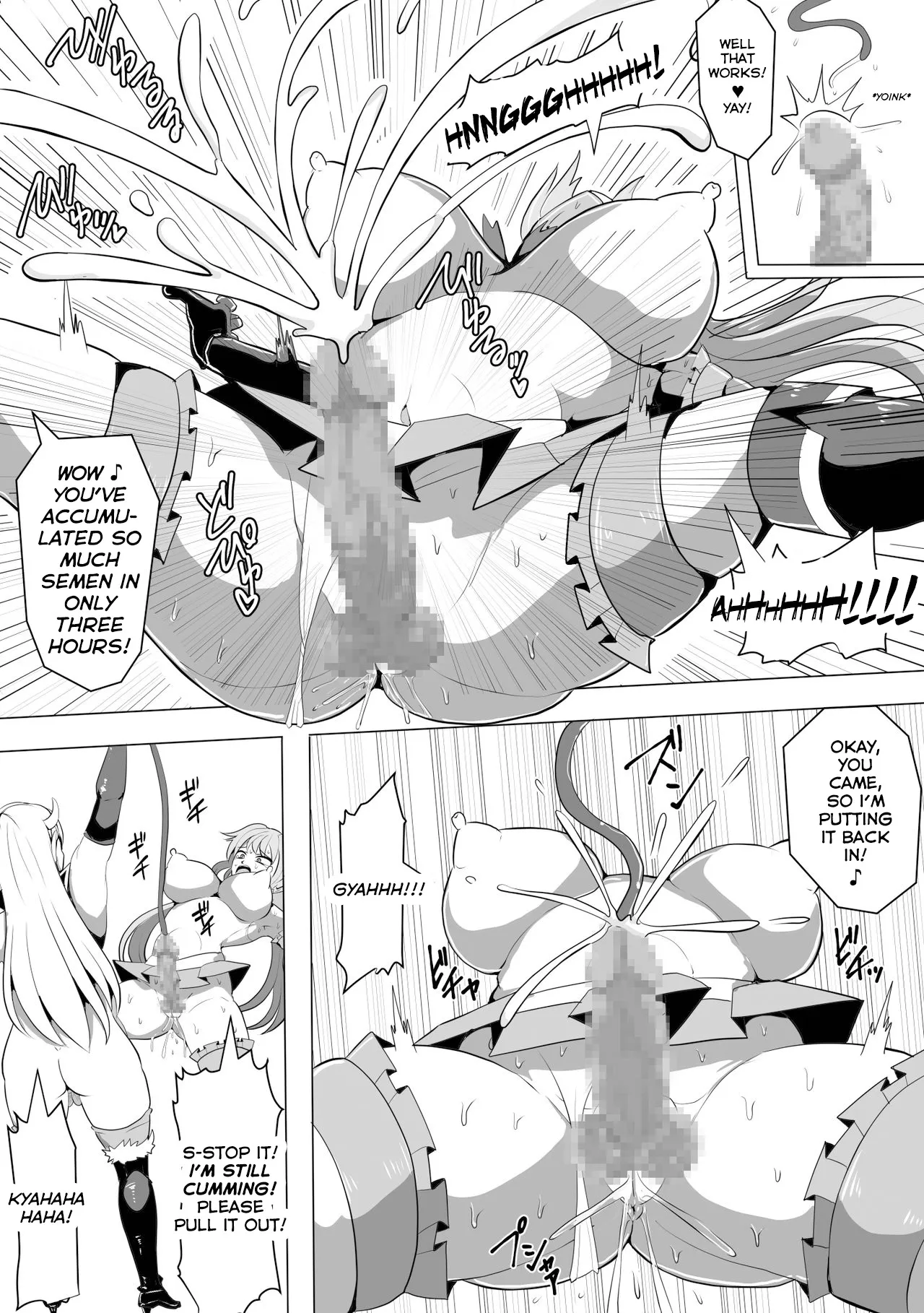 Mahou Shoujo Magical Peach & Blue ~Futanari Shasei Jigoku~ 11