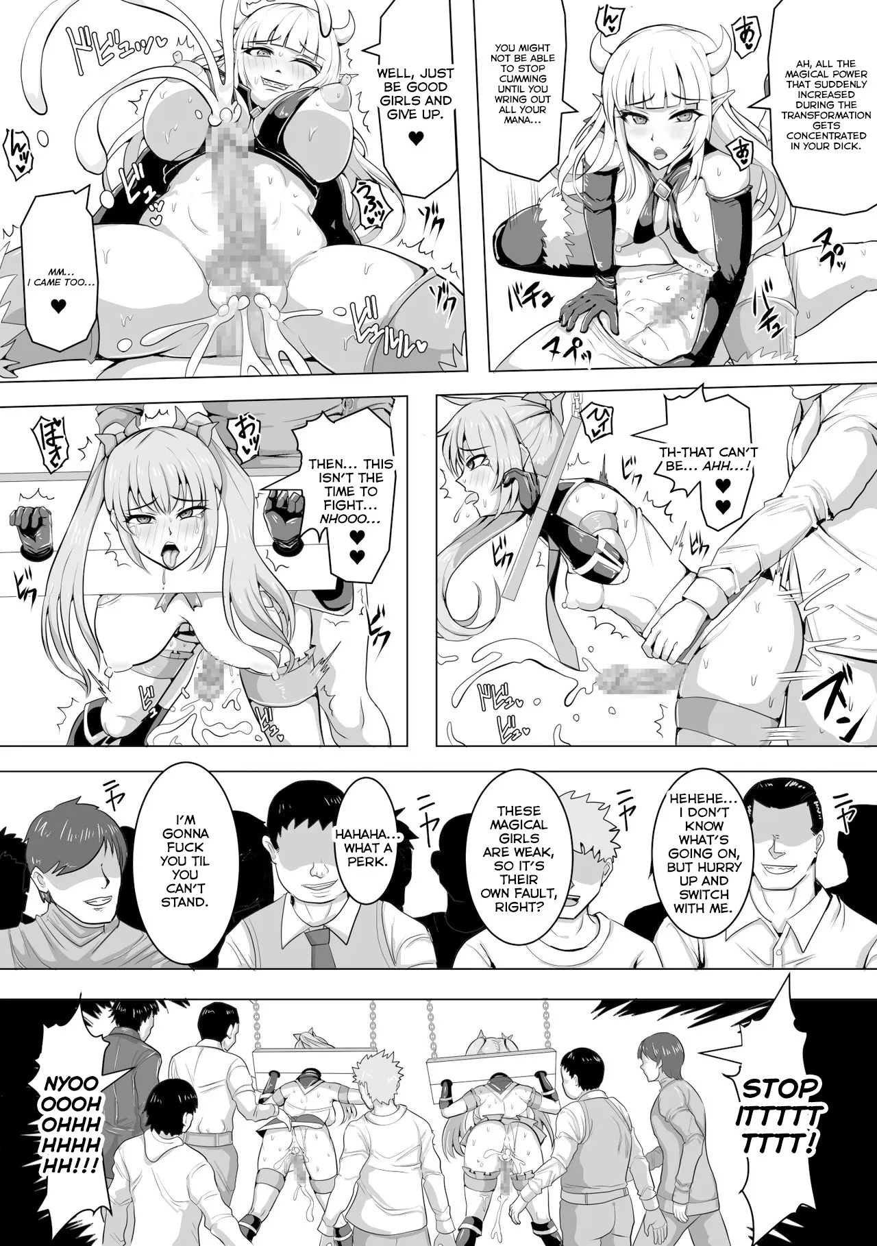 Mahou Shoujo Magical Peach & Blue ~Futanari Shasei Jigoku~ 28
