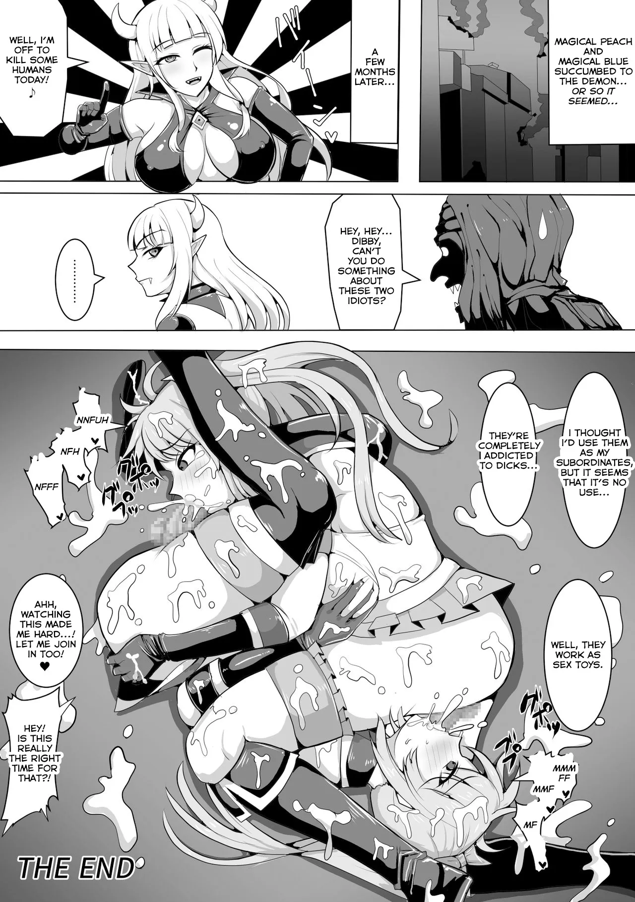 Mahou Shoujo Magical Peach & Blue ~Futanari Shasei Jigoku~ 31