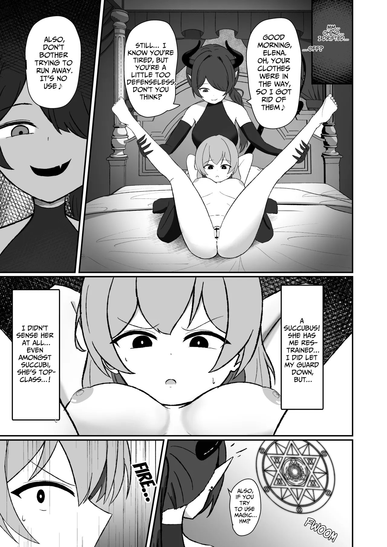 Mahoutsukai wa Inma ni Inkaku kara Maryoku Kyuushuu Sareru 4