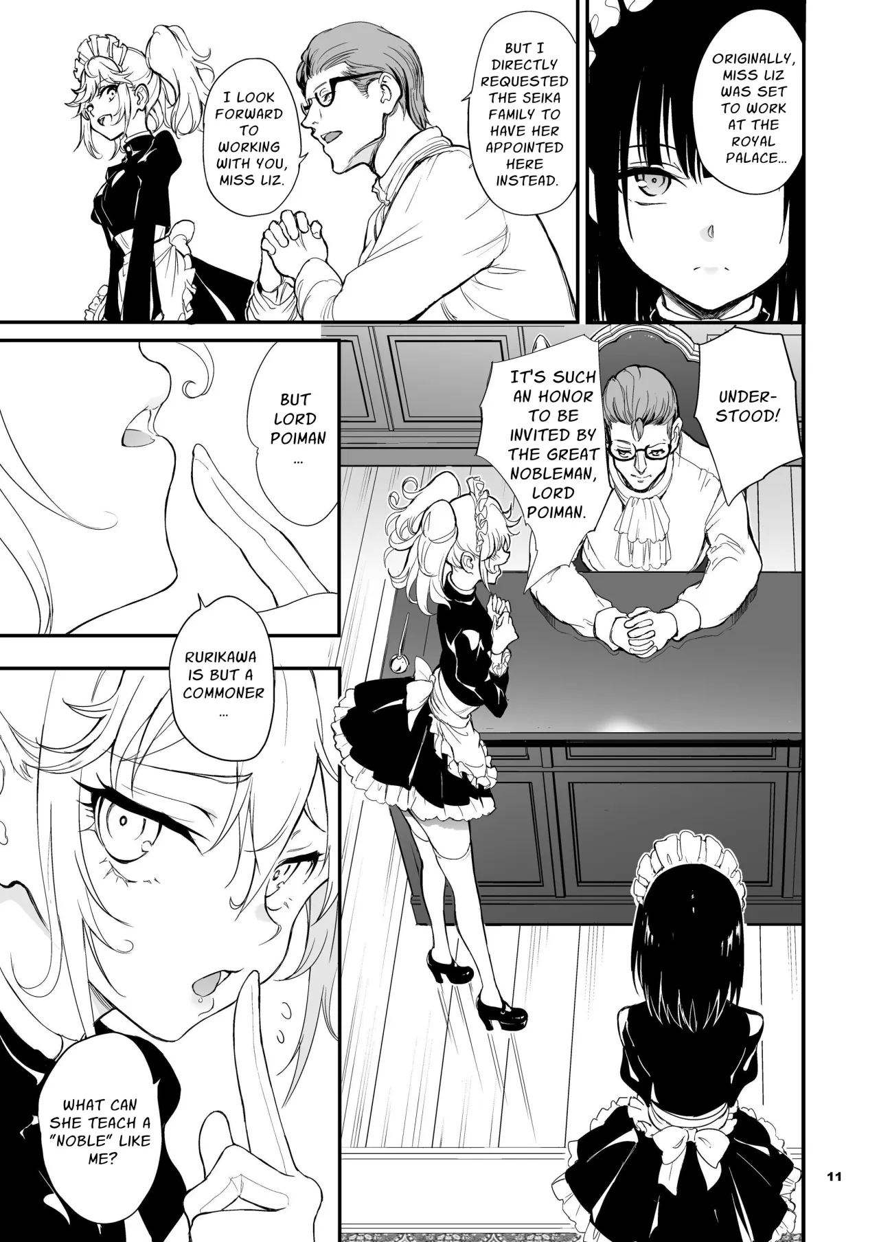 Maid Kyouiku. 8 -Botsuraku Kizoku Rurikawa Tsubaki- 11