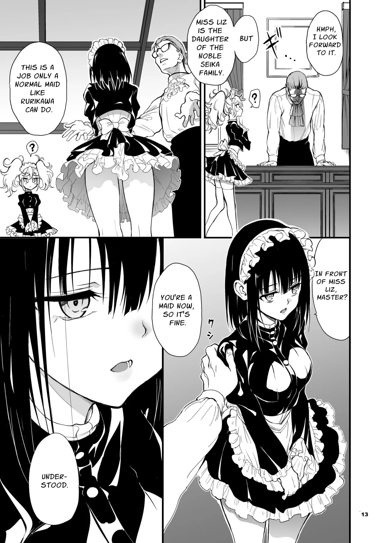 Maid Kyouiku. 8 -Botsuraku Kizoku Rurikawa Tsubaki- 13