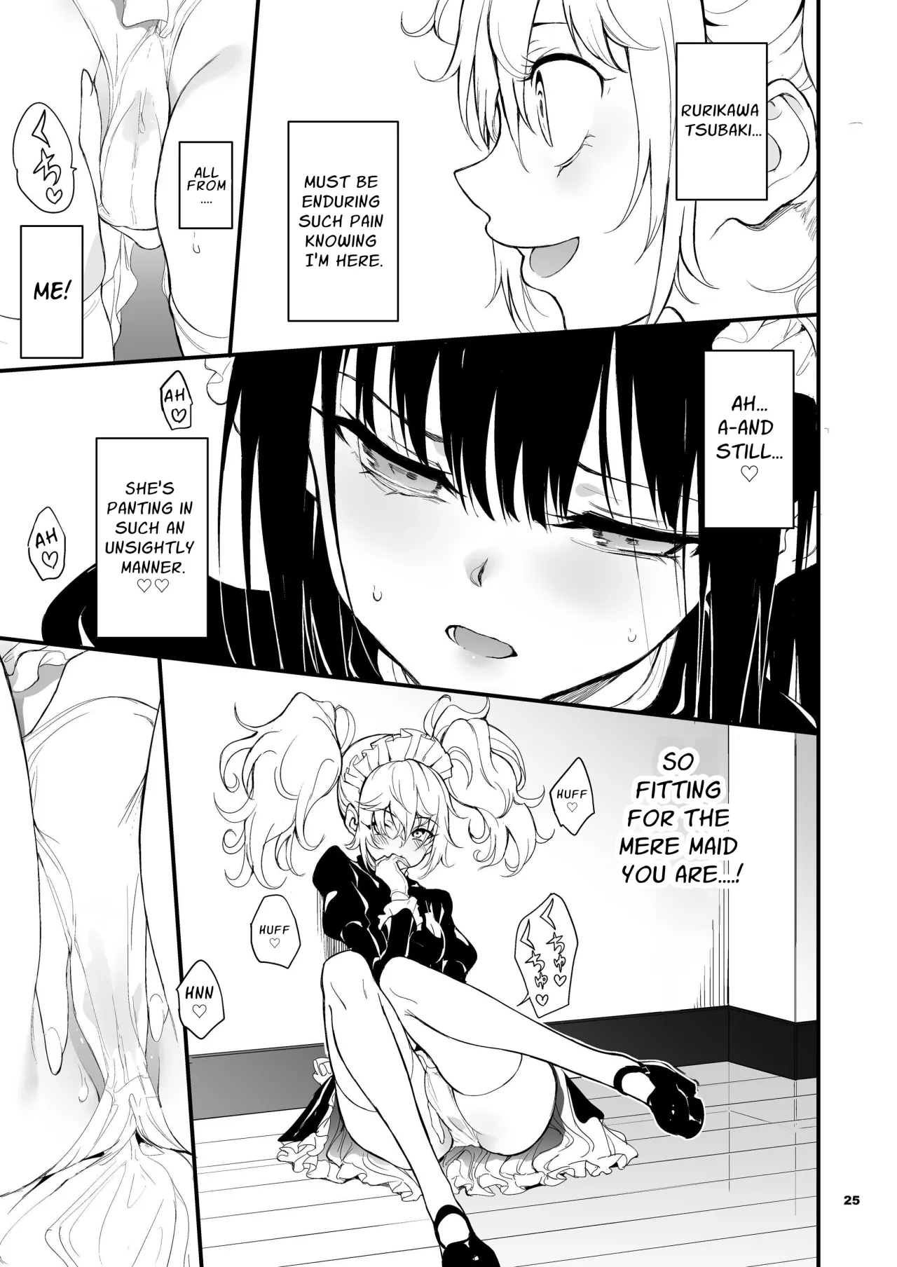 Maid Kyouiku. 8 -Botsuraku Kizoku Rurikawa Tsubaki- 25