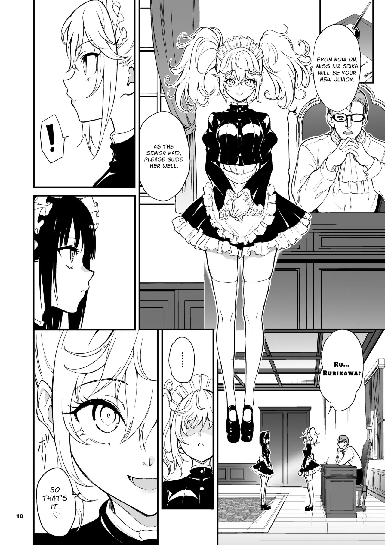 Maid Kyouiku. 8 -Botsuraku Kizoku Rurikawa Tsubaki- 10