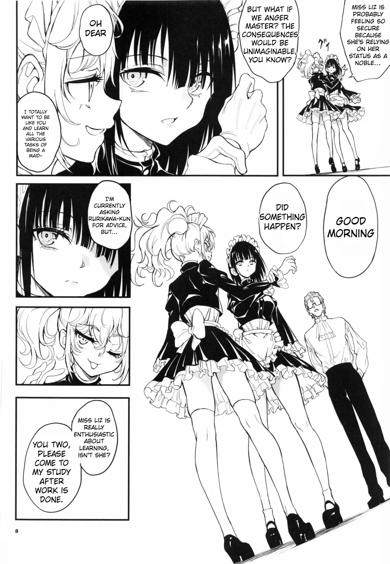 Maid Kyouiku. 9 -Botsuraku Kizoku Rurikawa Tsubaki- 8