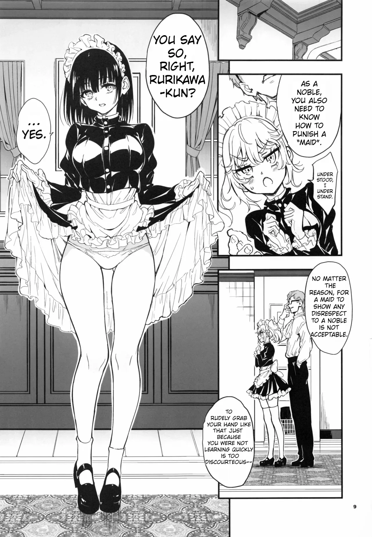 Maid Kyouiku. 9 -Botsuraku Kizoku Rurikawa Tsubaki- 9