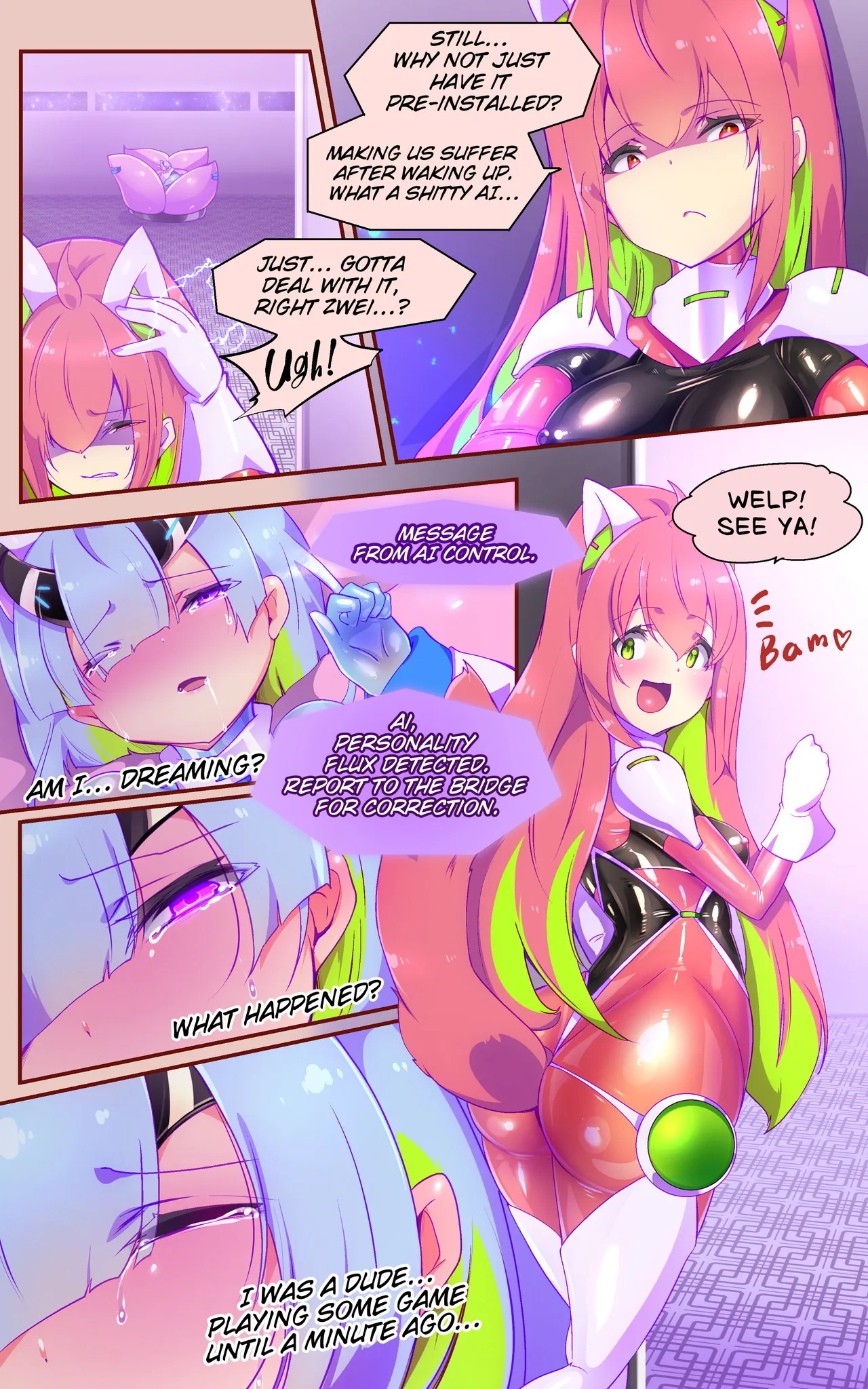 Majime na Tensei Nyotaika Android ga Kairaku-zeme no Hate ni Bakunyuu Akuochi Suru Manga ~Purikketsuana Zwei~ 17