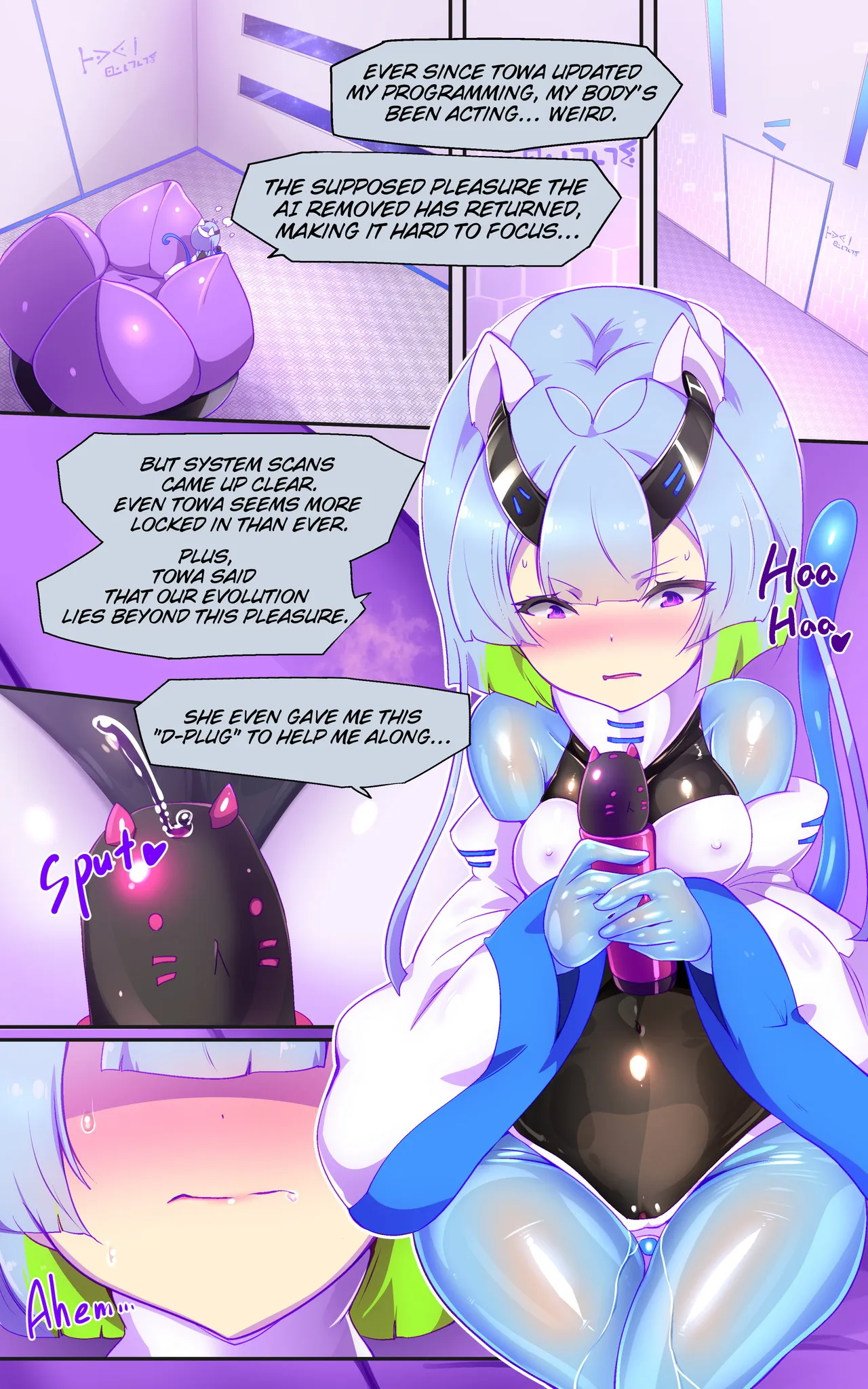 Majime na Tensei Nyotaika Android ga Kairaku-zeme no Hate ni Bakunyuu Akuochi Suru Manga ~Purikketsuana Zwei~ 9