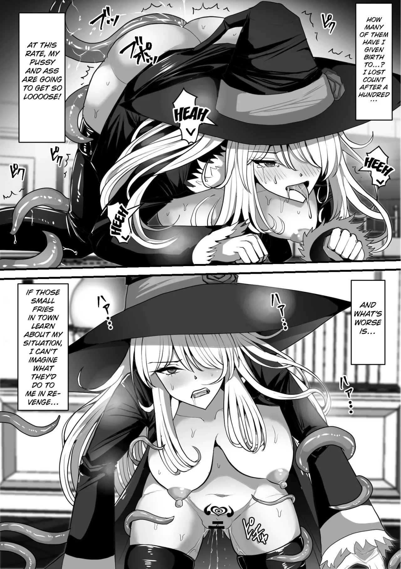 Majo ga Shokushu ni Kisei sa re Shokushu o Shussan shi Makuru Hanashi 35