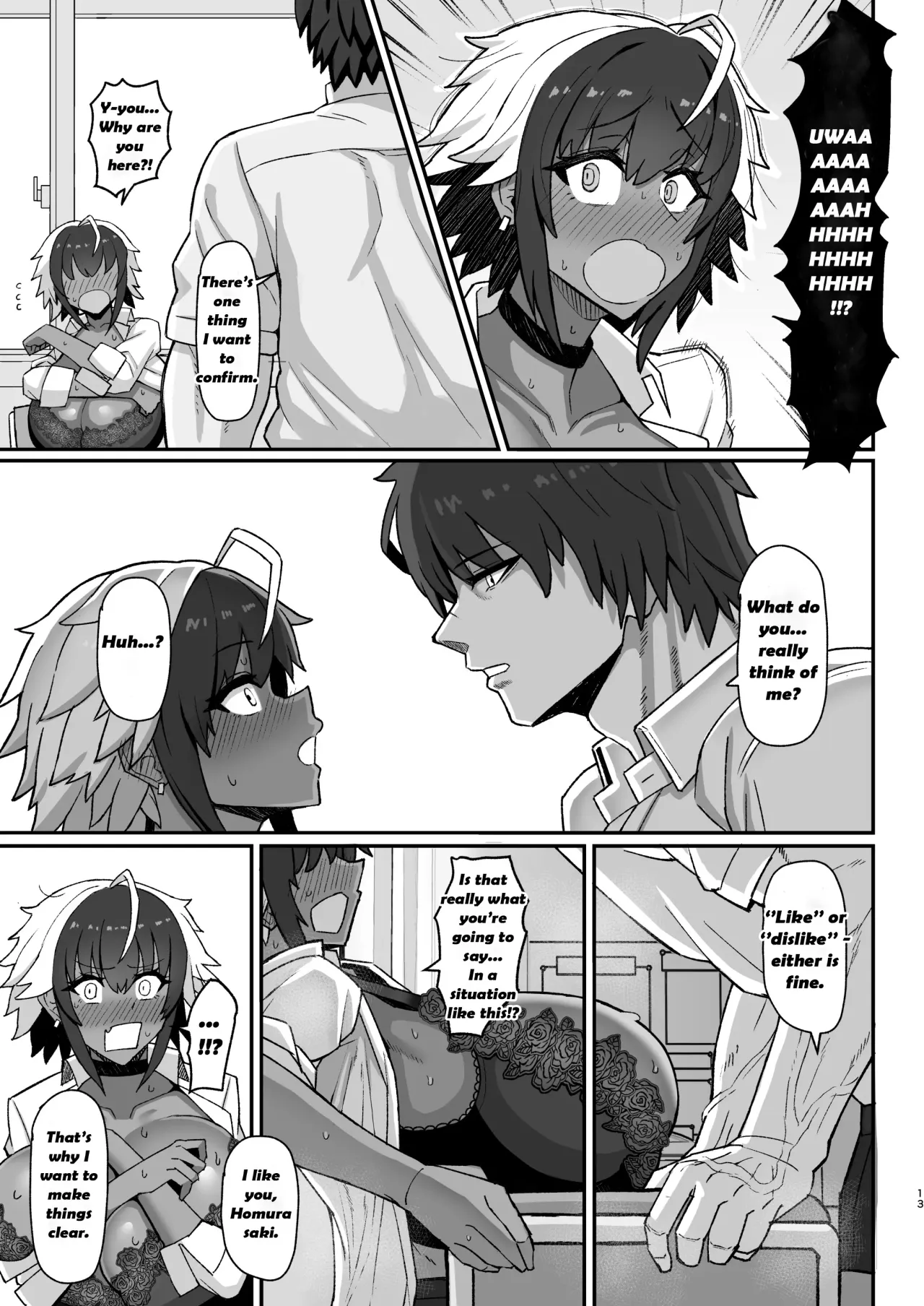 Maki-chan VS Kurokawa-kun Kasshoku Bakunyuu Boyish Succubus wa Sa-bote no Yume o Miru ka? 12