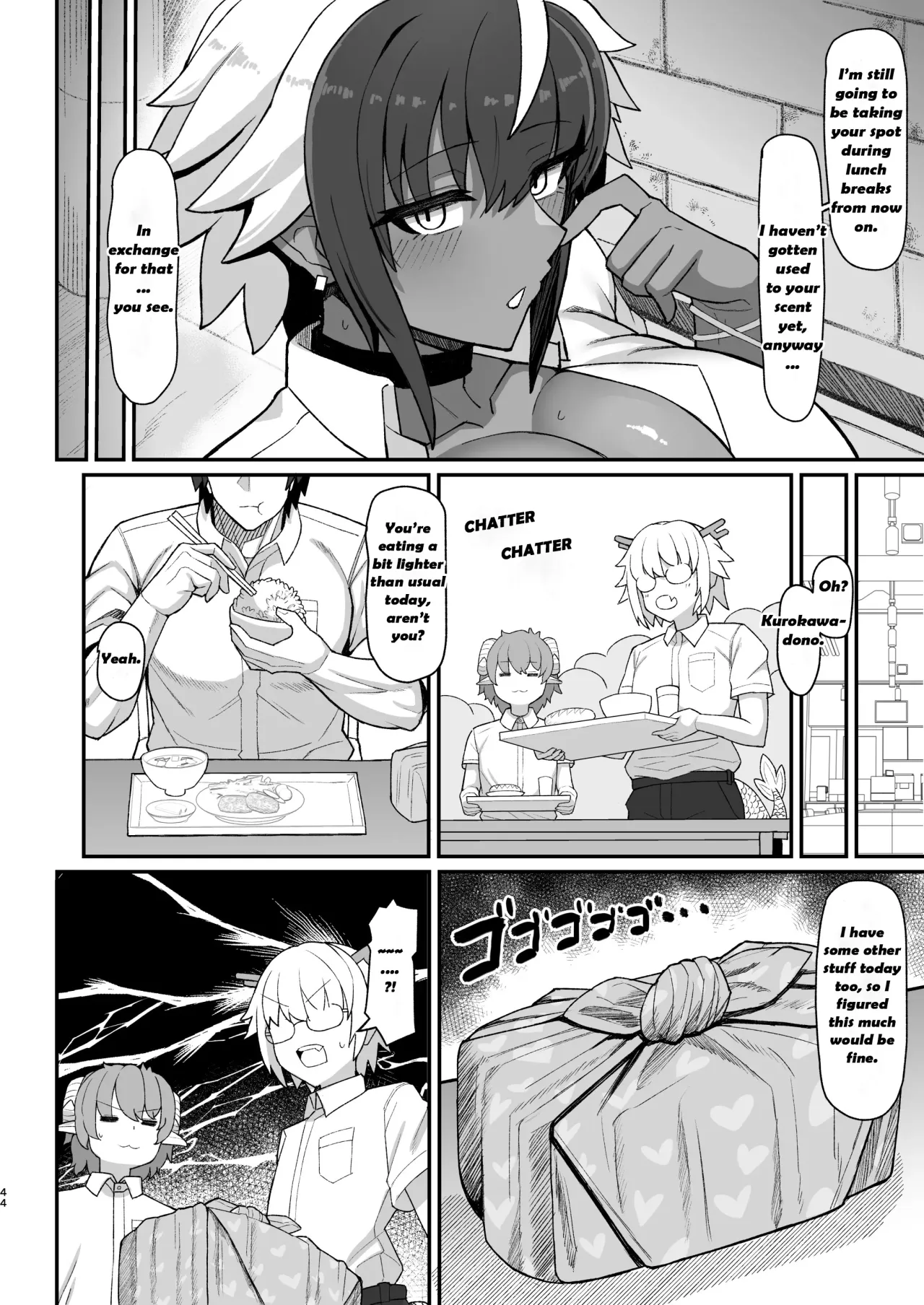 Maki-chan VS Kurokawa-kun Kasshoku Bakunyuu Boyish Succubus wa Sa-bote no Yume o Miru ka? 43