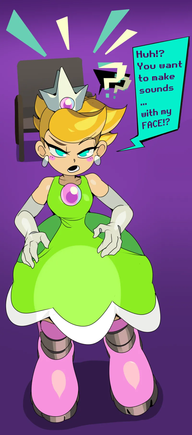 Making Sounds With Princess Charm's Face 1