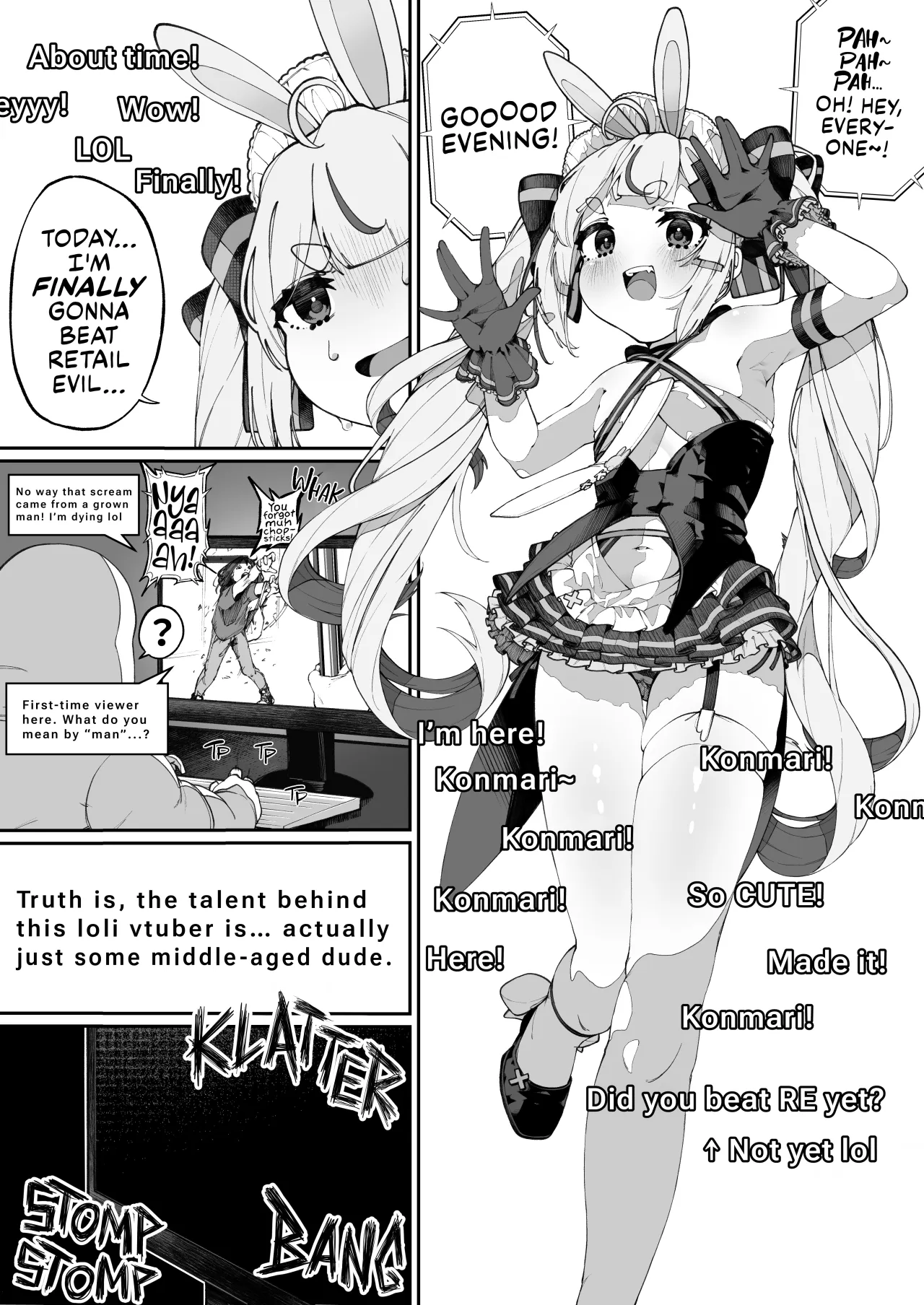 Mannen Hatsujou Usagi Oji-san, Saimin ni Kakatte Shimau. - Decensored 4
