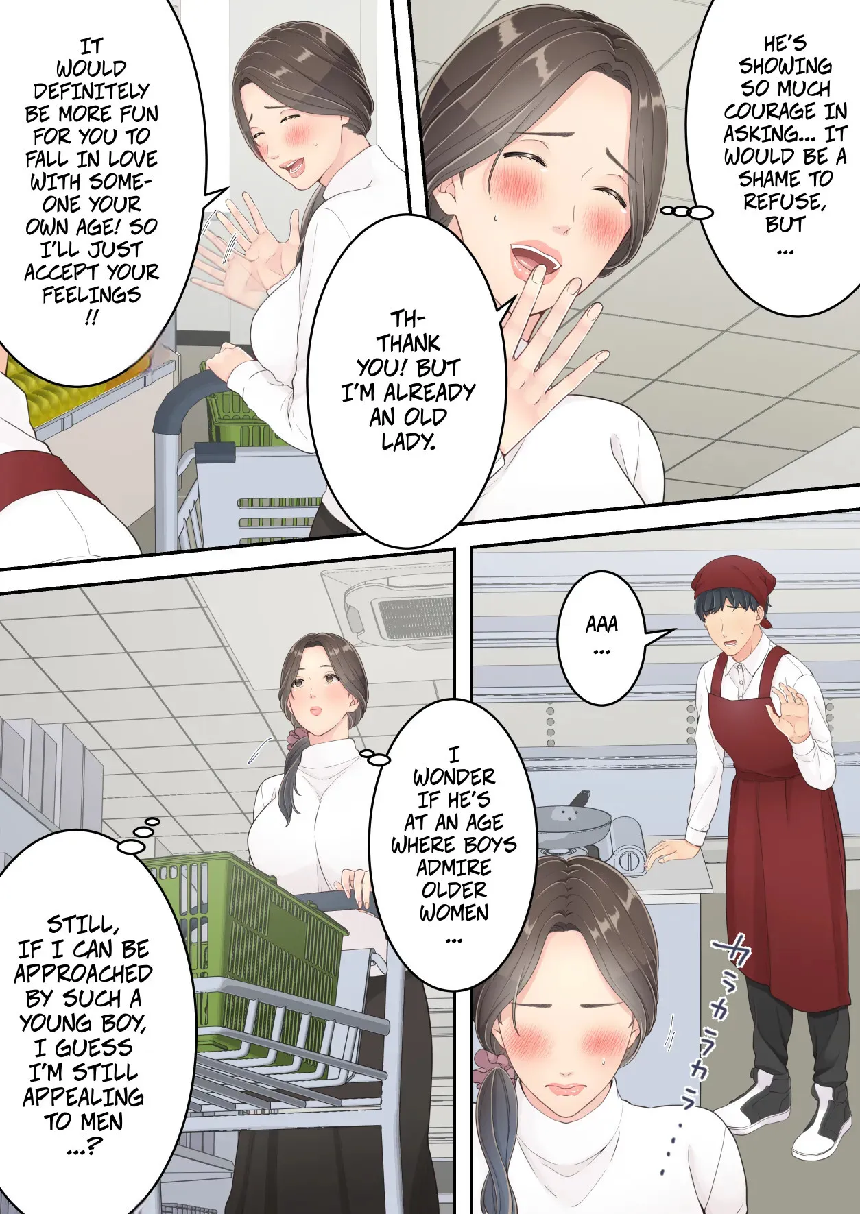Matomo na Okaa-san ga Musuko to Onaidoshi na Otokonoko to Amaama Furin Ryokou shichau Hanashi 16