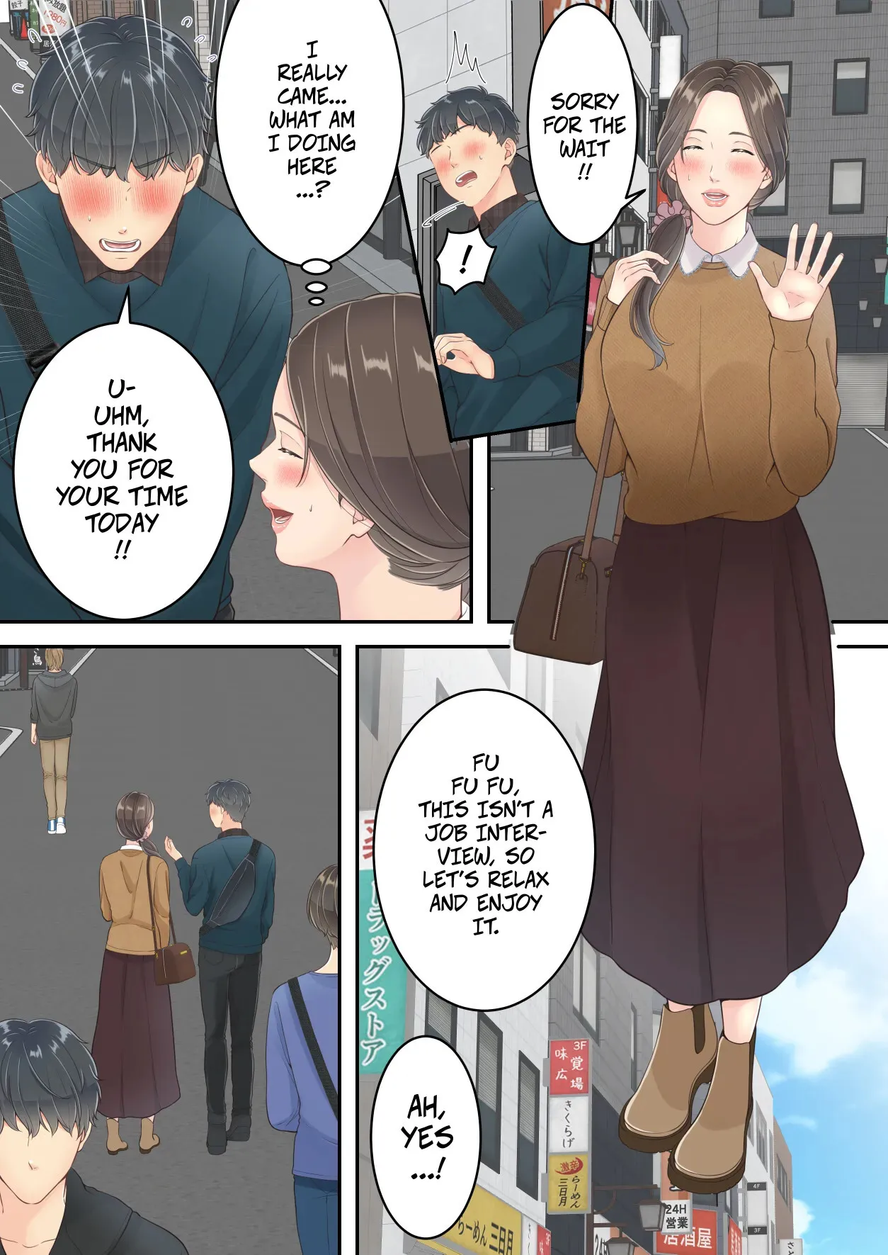 Matomo na Okaa-san ga Musuko to Onaidoshi na Otokonoko to Amaama Furin Ryokou shichau Hanashi 22