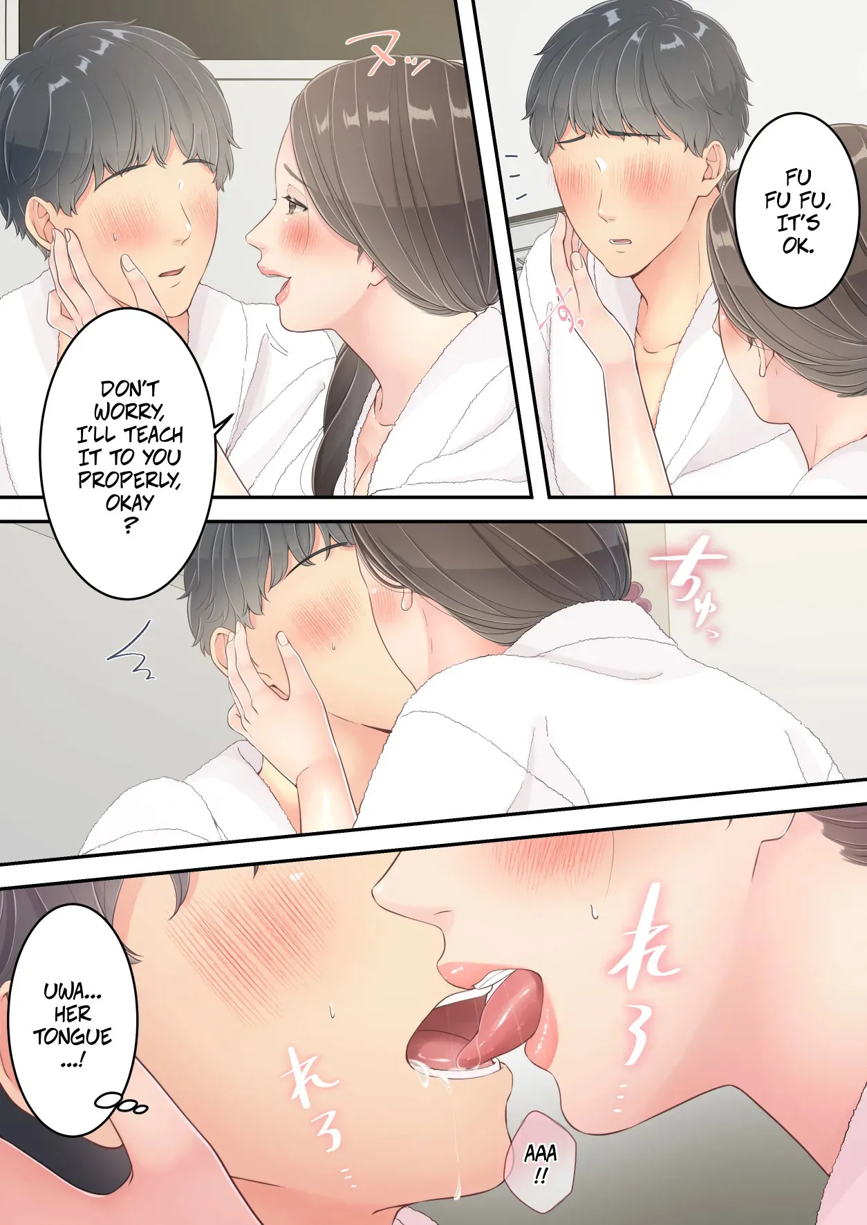 Matomo na Okaa-san ga Musuko to Onaidoshi na Otokonoko to Amaama Furin Ryokou shichau Hanashi 33