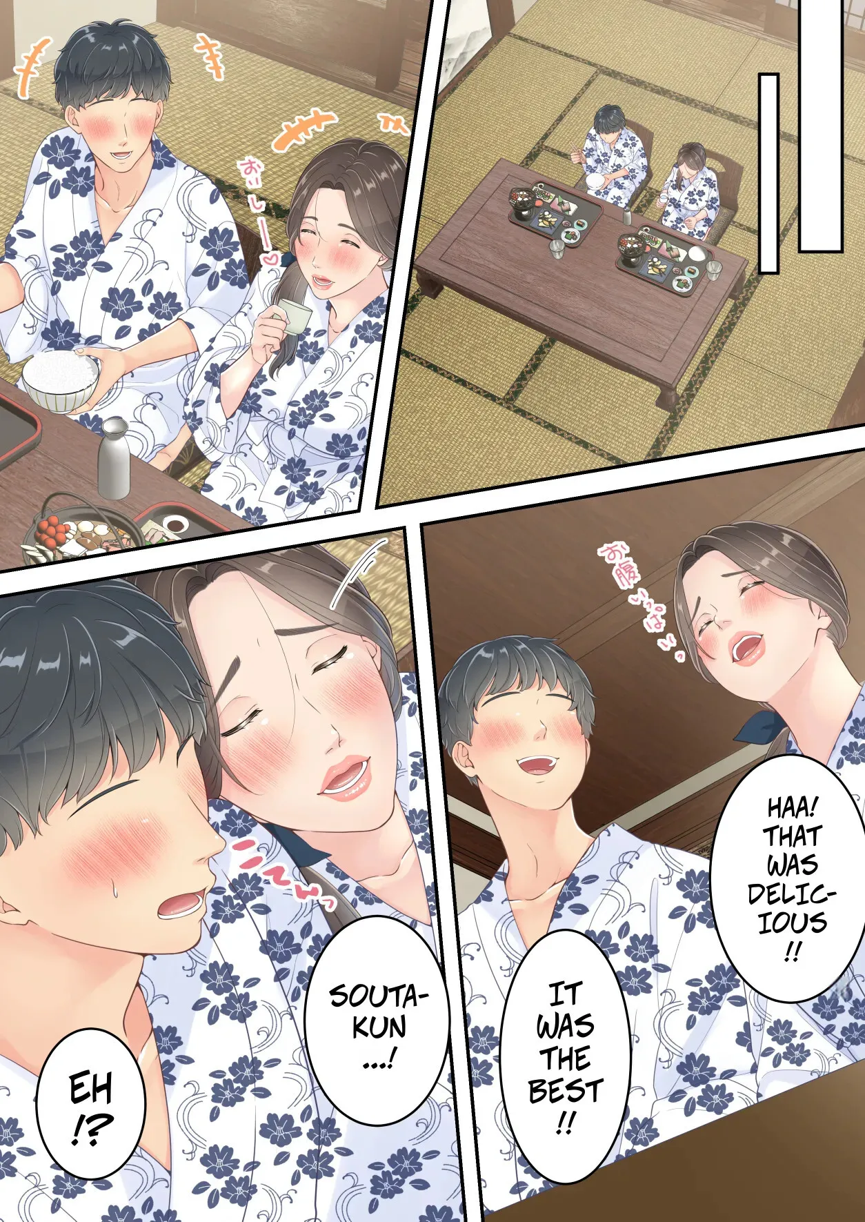 Matomo na Okaa-san ga Musuko to Onaidoshi na Otokonoko to Amaama Furin Ryokou shichau Hanashi 64