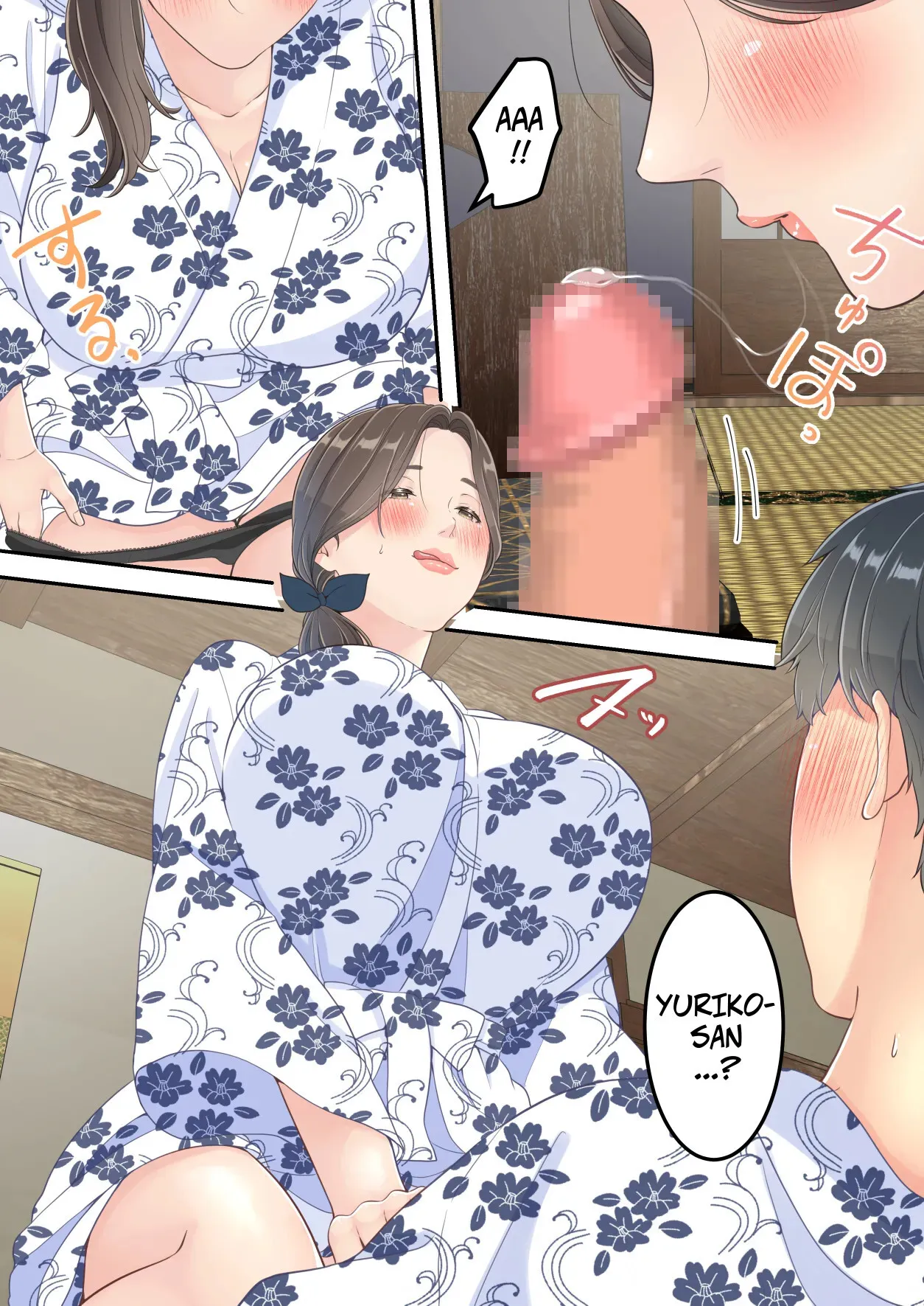 Matomo na Okaa-san ga Musuko to Onaidoshi na Otokonoko to Amaama Furin Ryokou shichau Hanashi 69