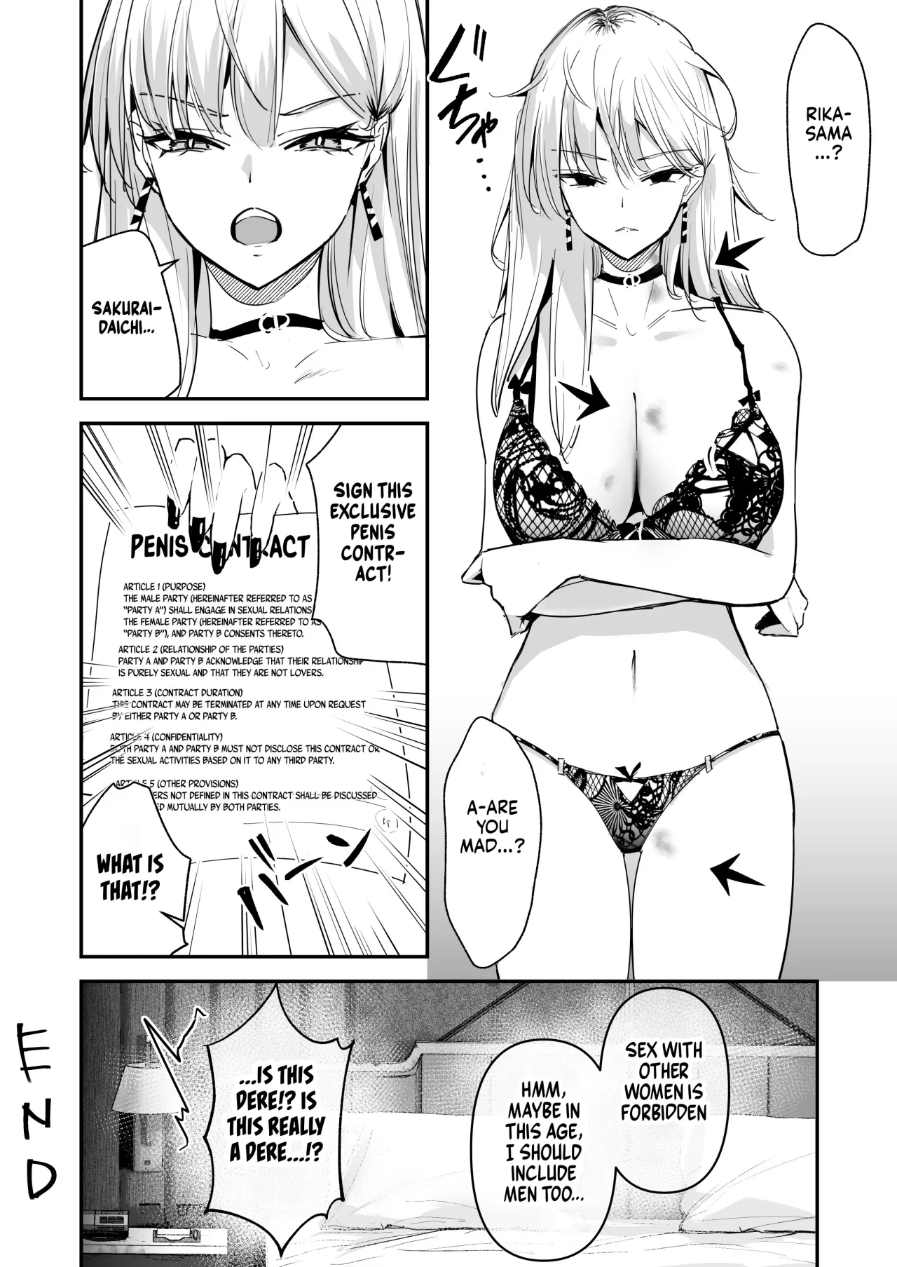 Mattaku Icha Love suru Ki no Nai Kyonyuu Reijou Gal ni Niku Dildo Atsukai Sareteiru Ore no Hanashi 36