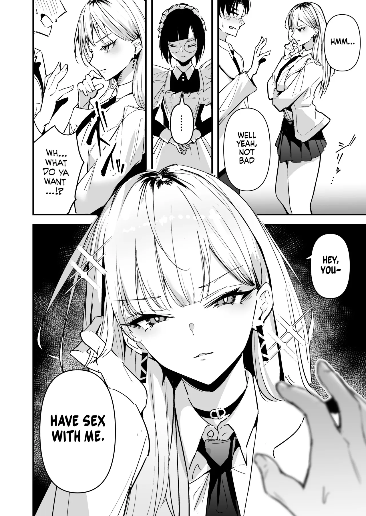 Mattaku Icha Love suru Ki no Nai Kyonyuu Reijou Gal ni Niku Dildo Atsukai Sareteiru Ore no Hanashi 8