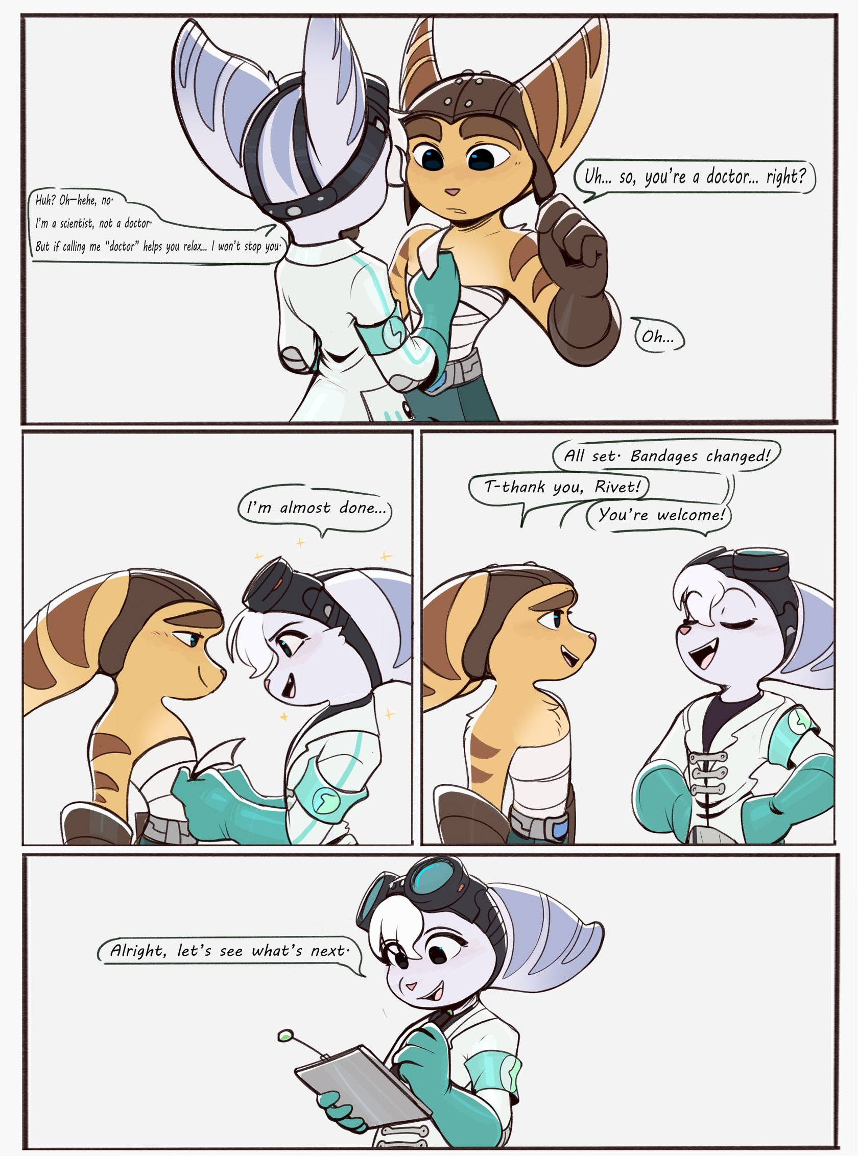 Medic Rivet AU (WIP) 4