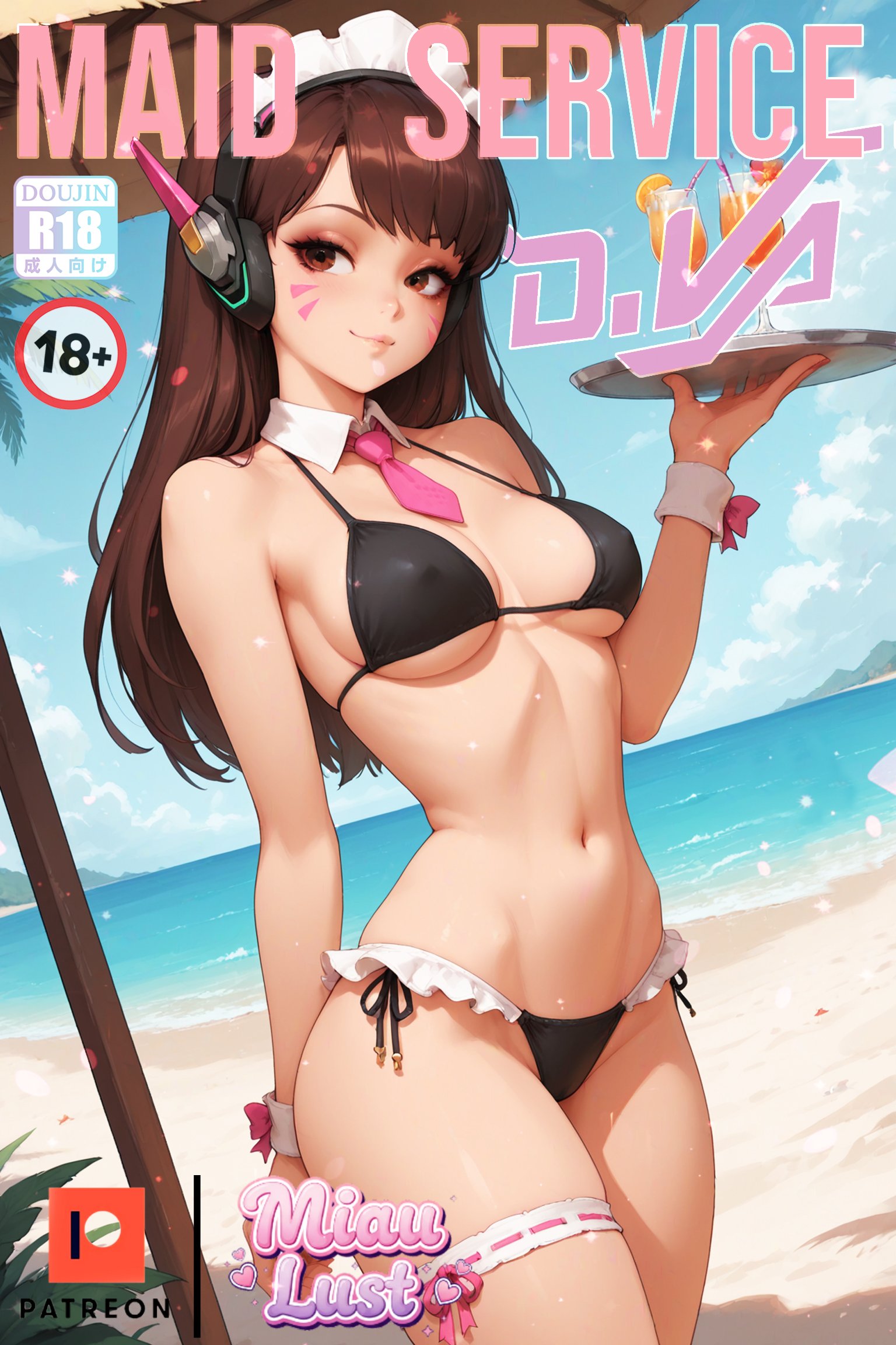 [MiauLust] D.va in Maid Service (OVERWATCH) 1
